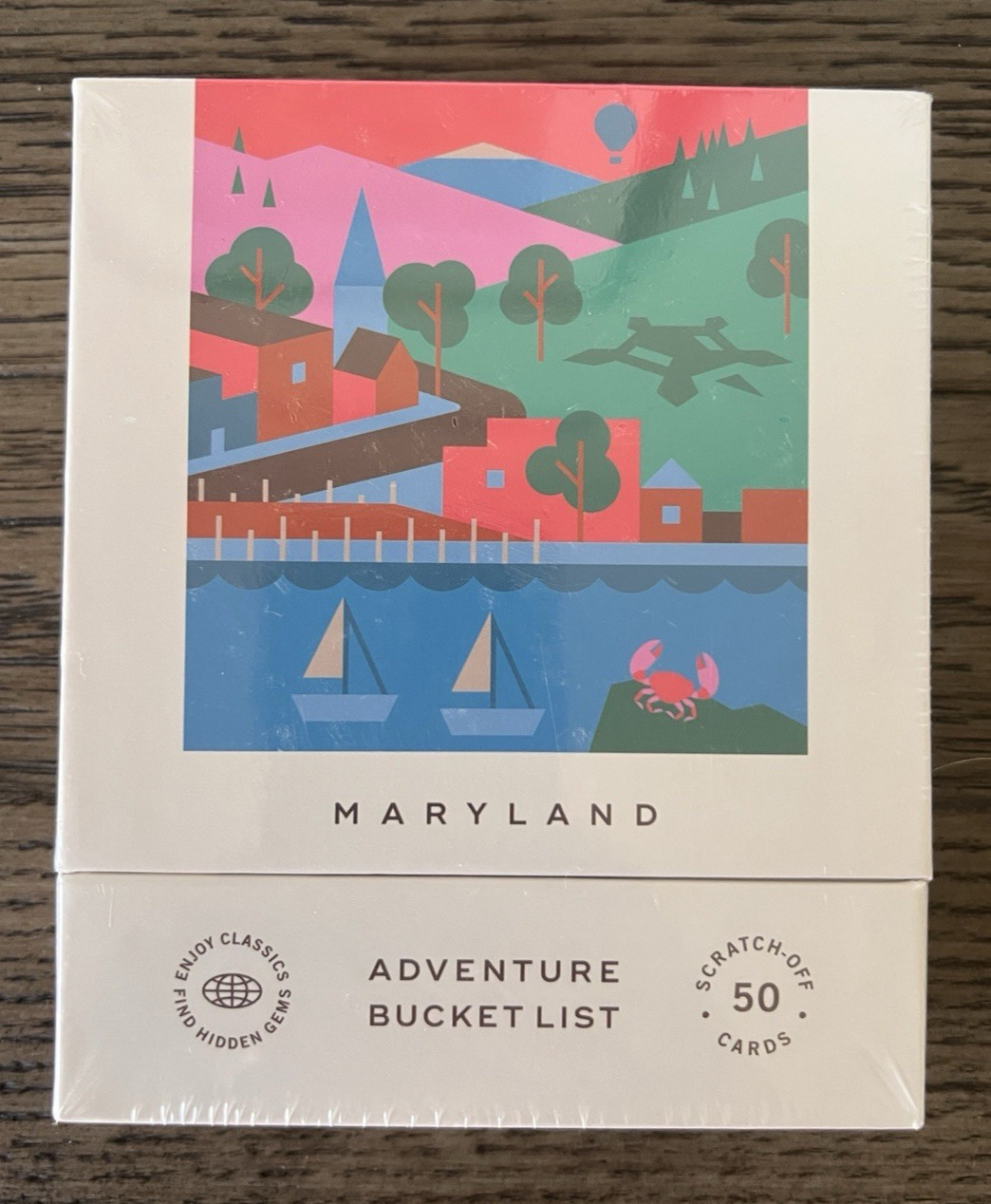 RIO MARYLAND Adventure Bucket List Hidden Gem 50 Scratch-Off Cards – NEW SEALED