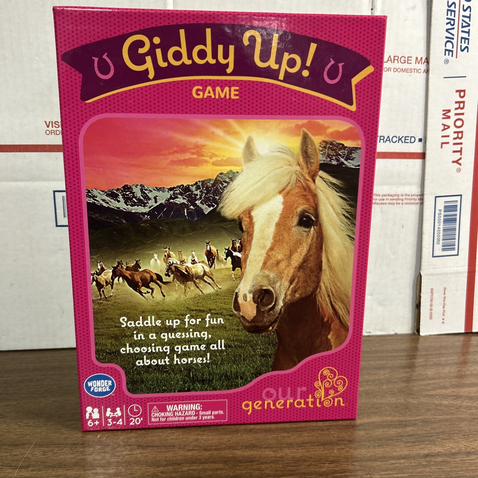 Giddy Up Game Wonder Forge Our Generation Horse Game NEW SEALED