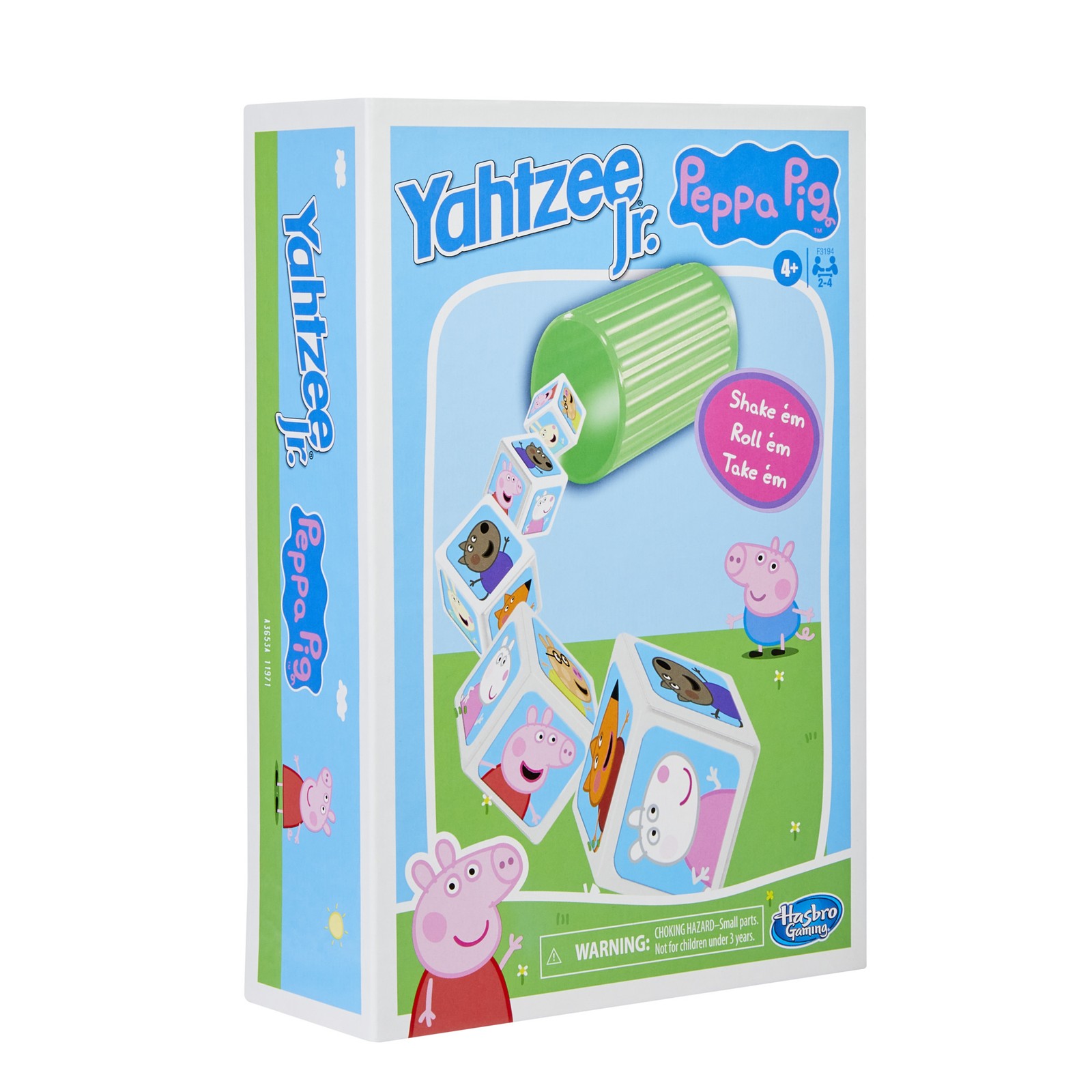 Yahtzee Jr.: Peppa Pig Edition Board Game Counting and Matching Game