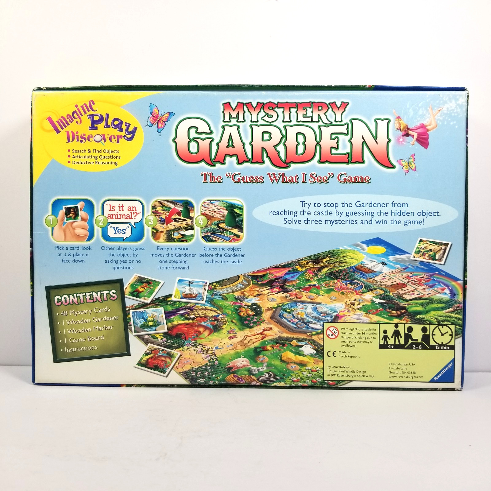 Ravensburger Mystery Garden Game 2011 The “Guess What I See” Board Game Complete