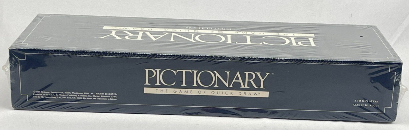 Pictionary First Edition New The Game Of Quick Draw 1985 Original Vintage