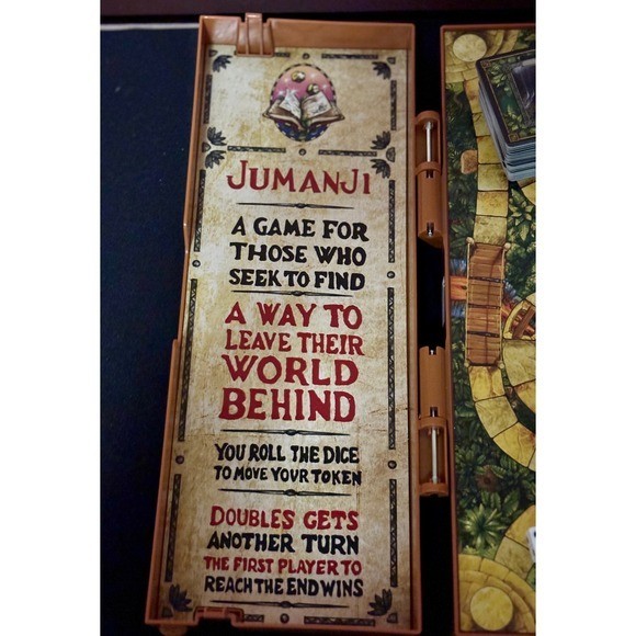 Jumanji Deluxe Electronic Board Game Spin Master Lights Sounds Adventure Game