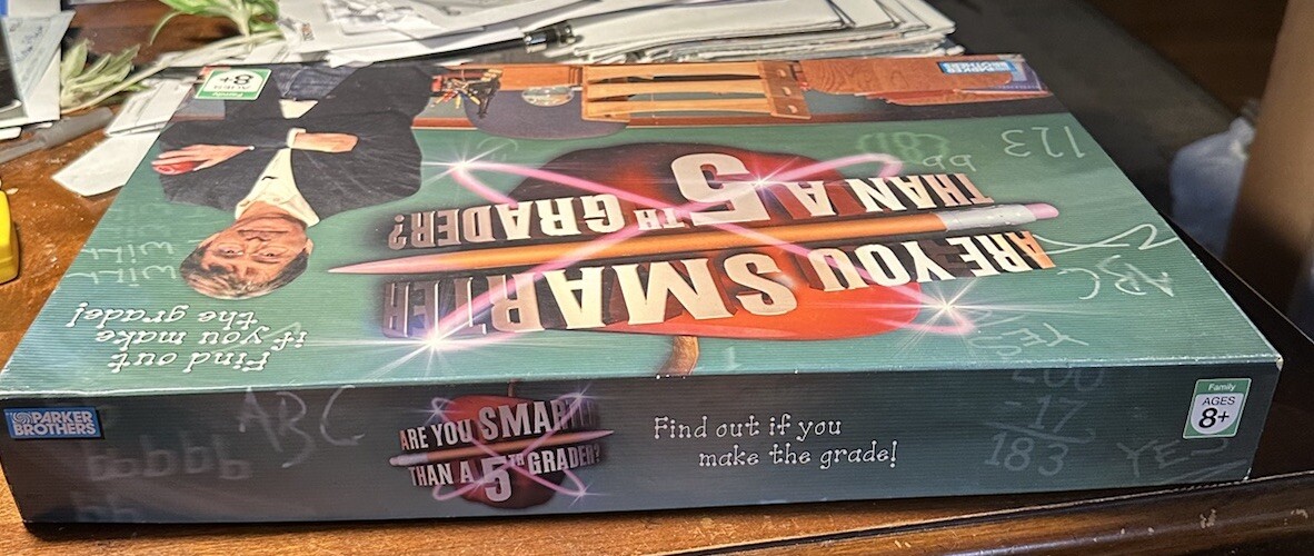 Are You Smarter Than a 5th Grader Educational Family Friends Board Game 2007