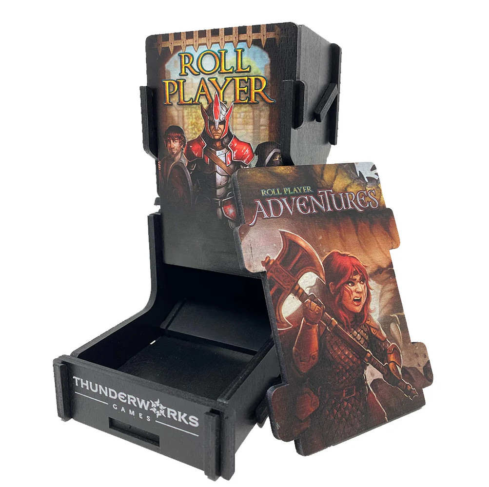 Roll Player Wooden Dice Tower Upgrade Promo New Thunderworks Games
