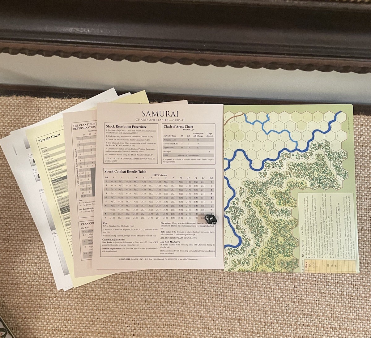 Great Battles of History, Volume V (GMT) Samurai UNPUNCHED 2007