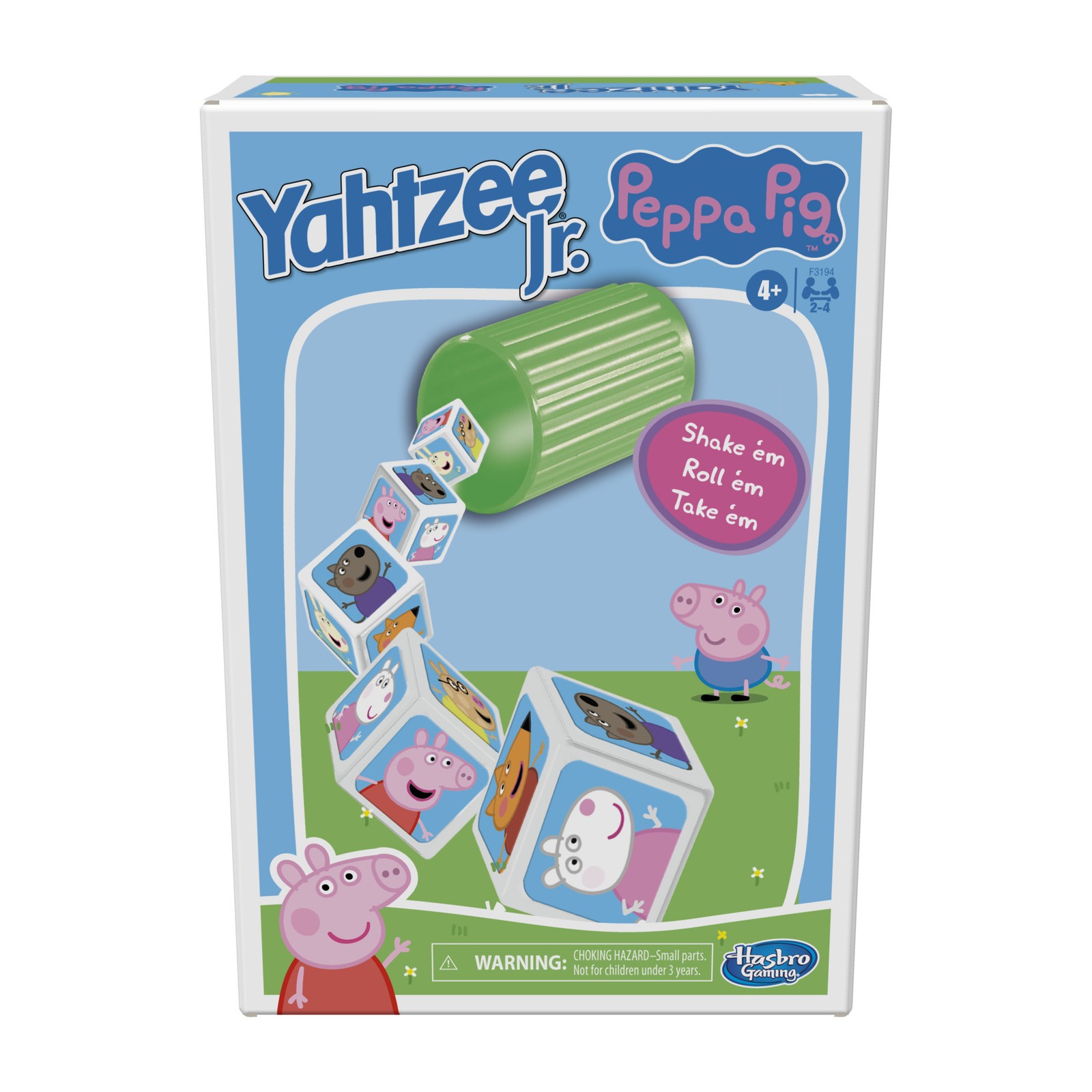 Yahtzee Jr.: Peppa Pig Edition Board Game Counting and Matching Game