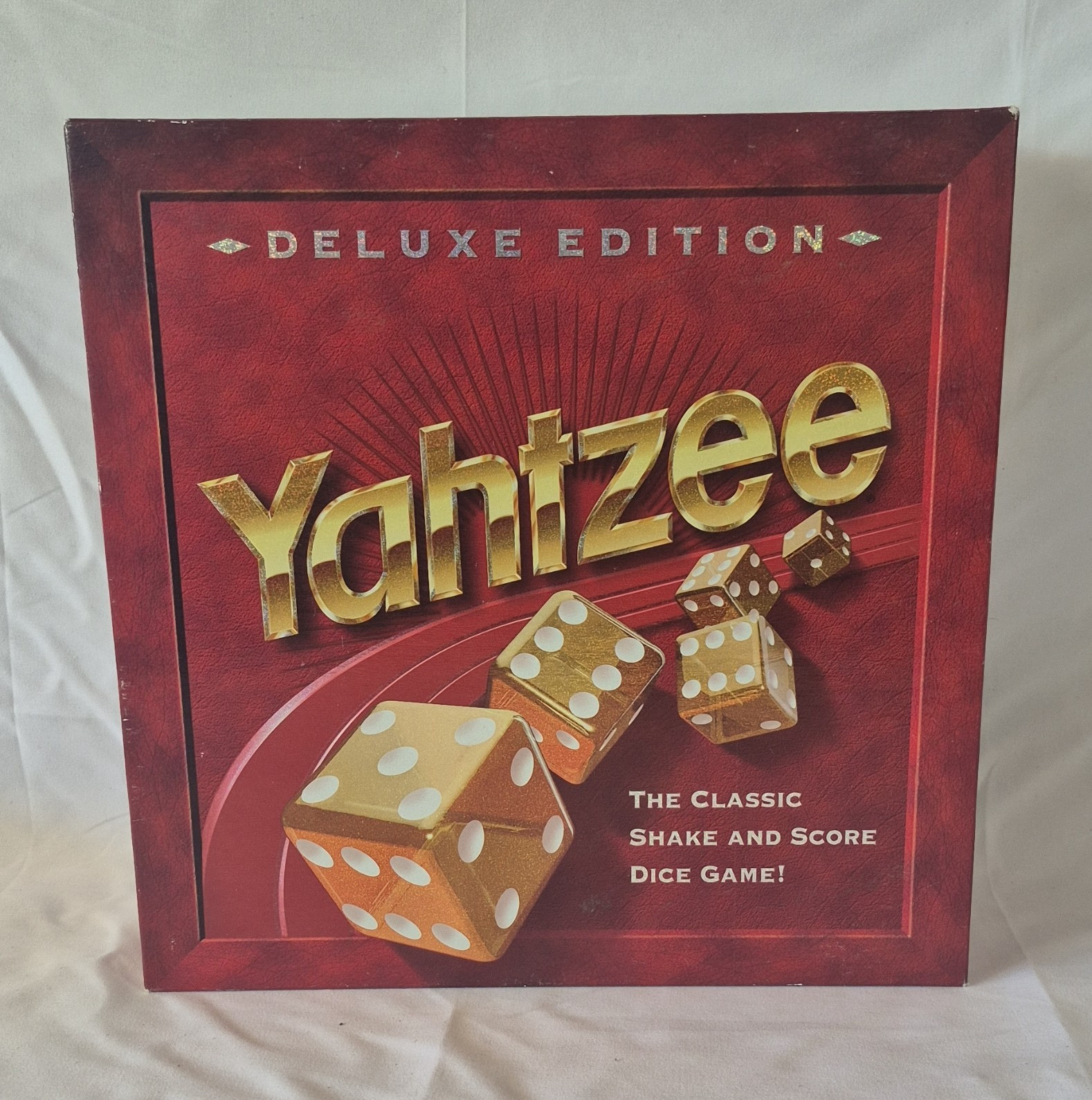 Milton Bradley Yahtzee Deluxe Edition Classic Dice Game, 8+ (1997) 4734-PAD