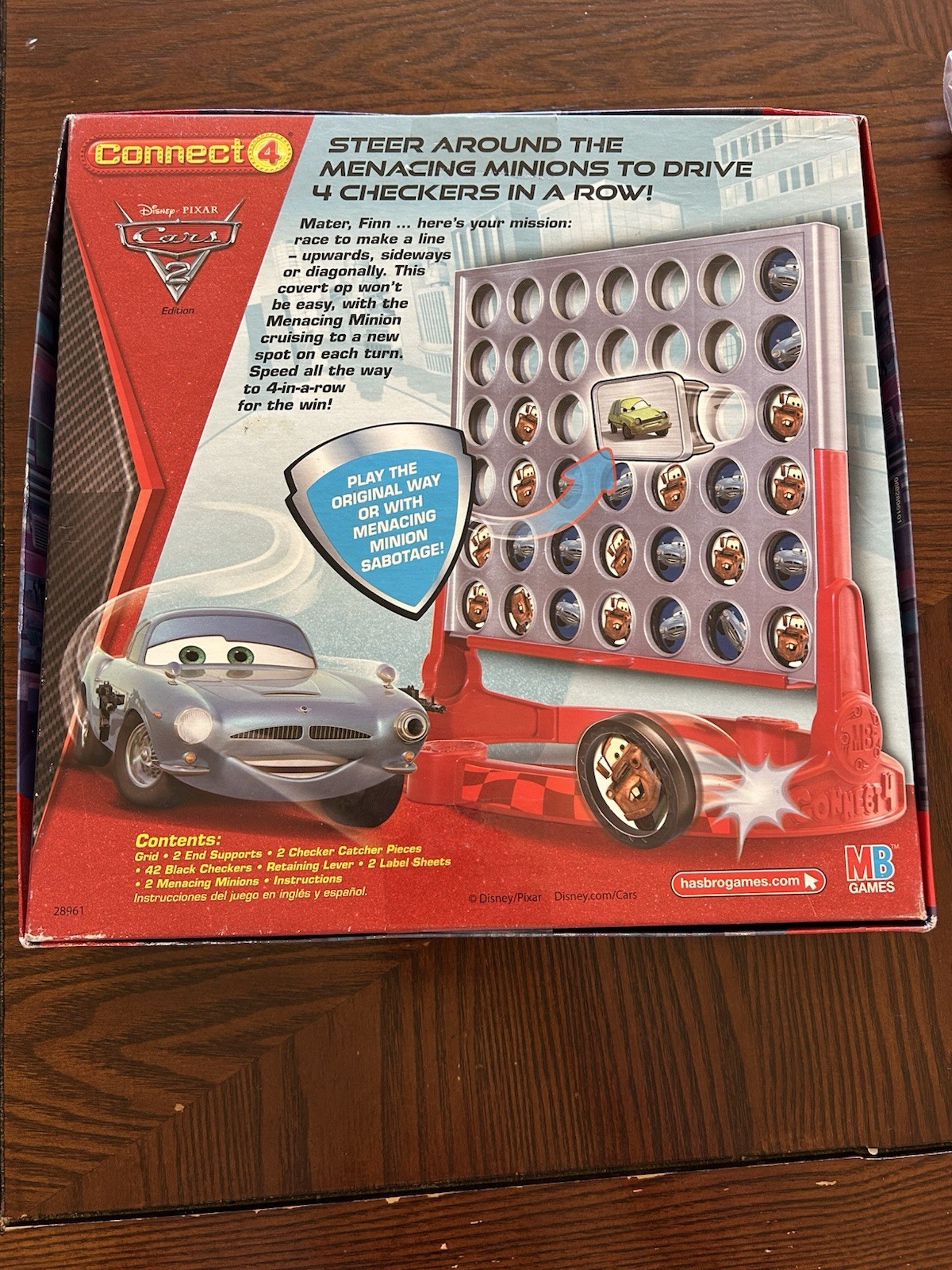 Hasbro Disney Pixar Cars 2 Connect 4 Complete