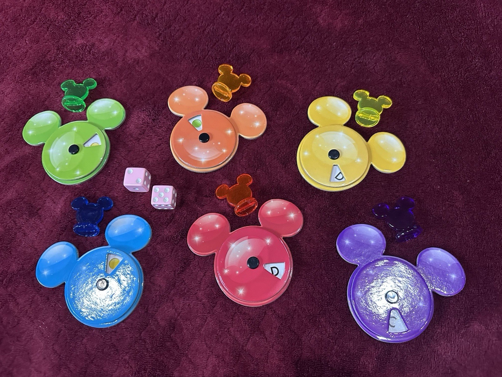 Wonder Forge Disney Pictopia Board Game Replacement Pieces Dice Tokens Lot Set