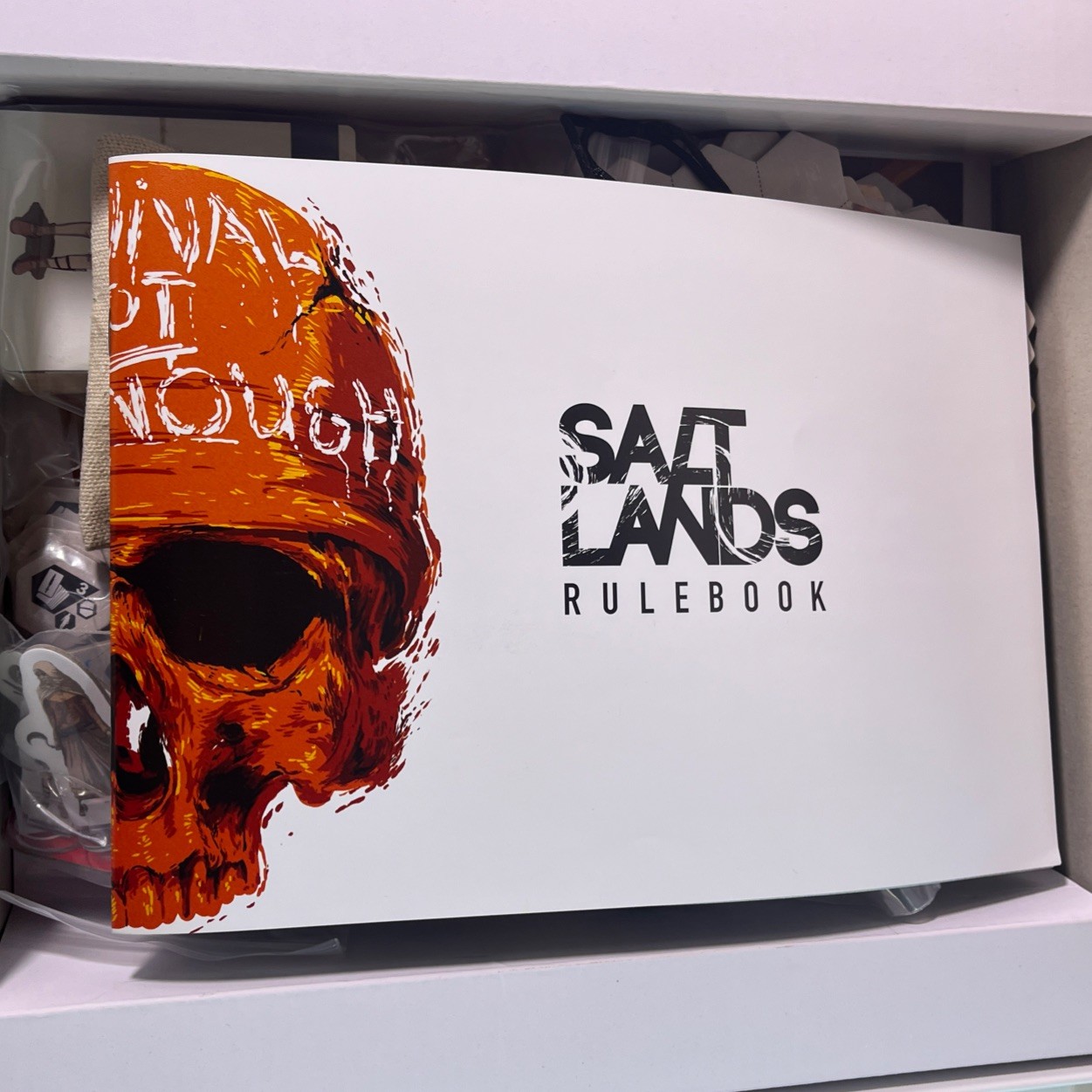 SALT LANDS BOARD GAME GERGELY KRUPPA; ANTLER – Great Condition