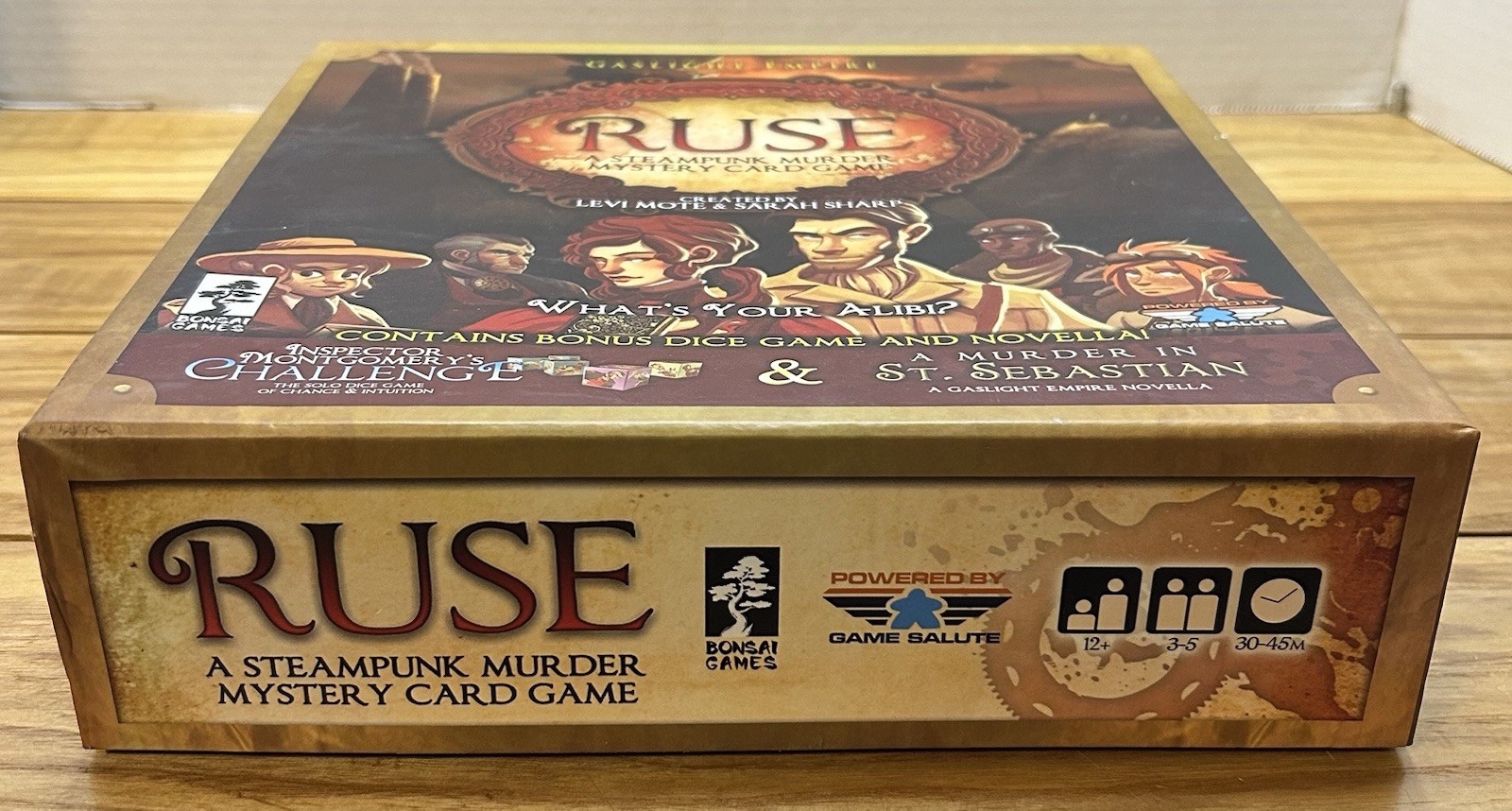 Ruse A Steampunk Murder Mystery Card Game COMPLETE