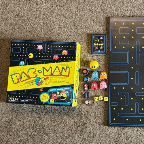 Pac-Man The Board Game Complete – Tested – Classic With Authentic Arcade Sounds!
