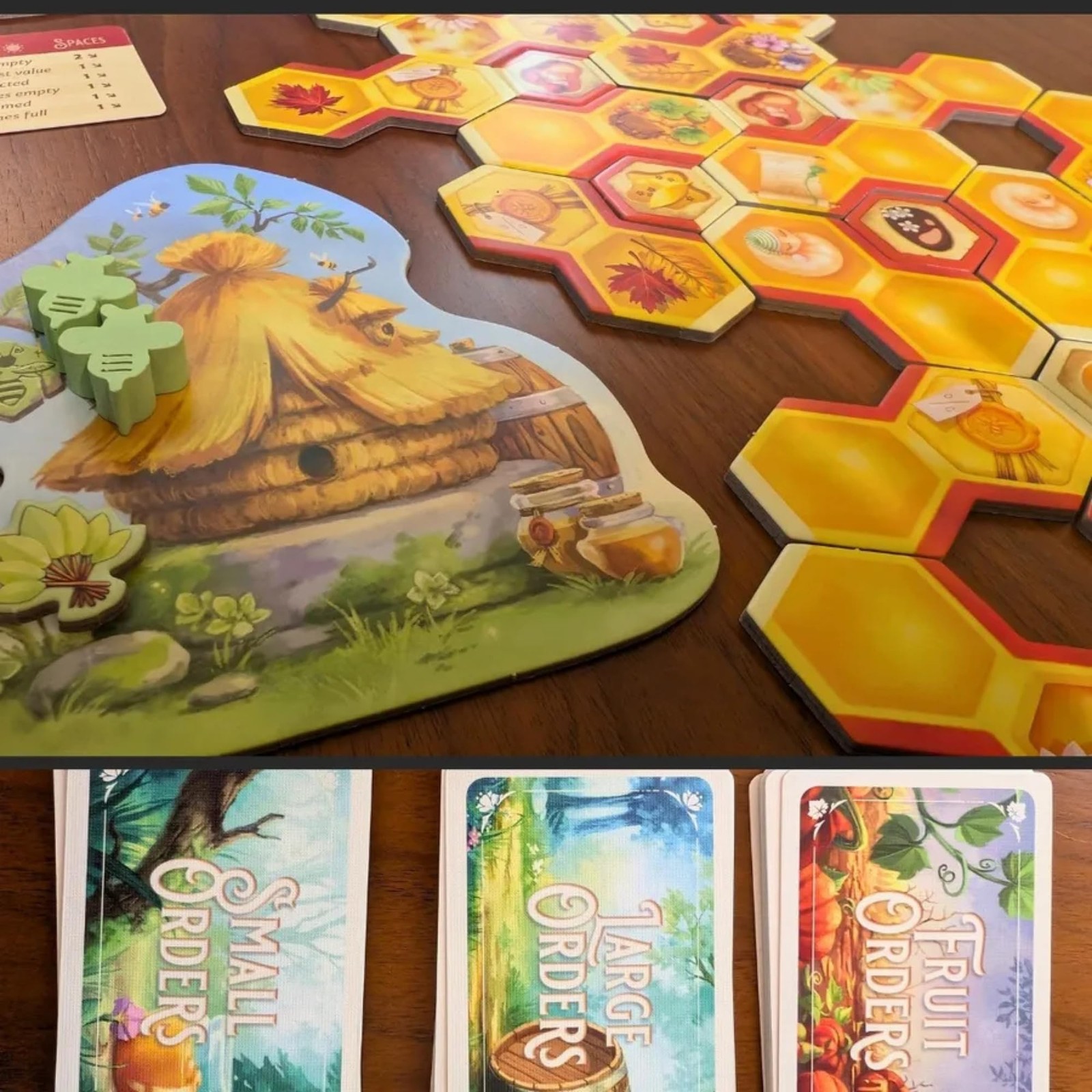 Honey Buzz Fall Flavors Standard Edition – Strategic Worker Placement Board G…