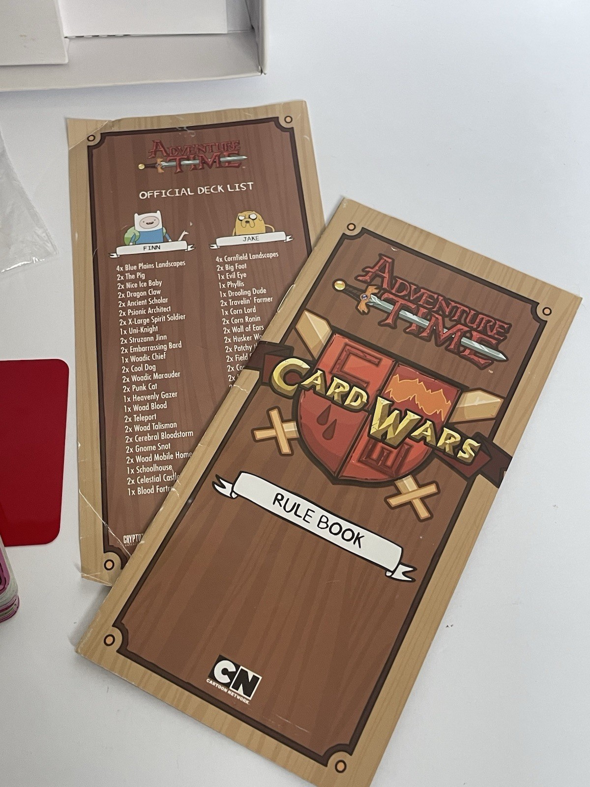 Cryptozoic Adventure Time Card Wars Finn vs. Jake Collectors Pack Complete
