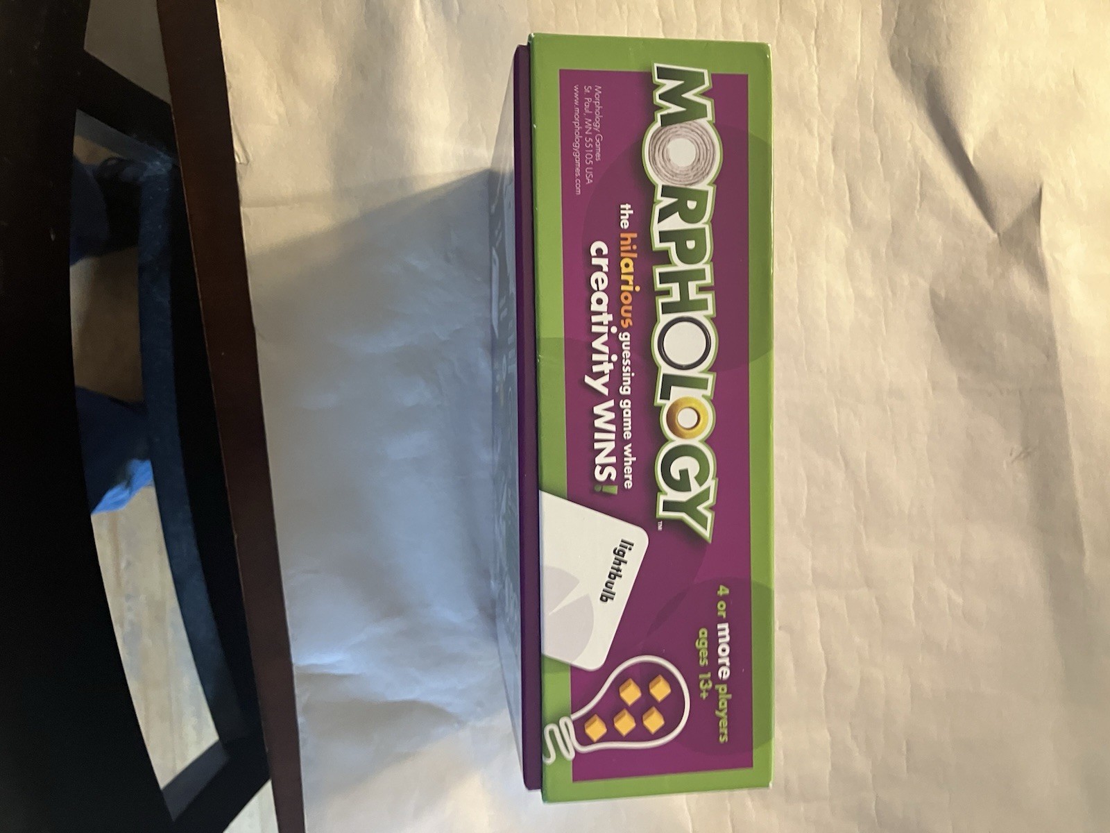 Morphology Creativity Wins 2011 Board Game VG condition Open Never Played