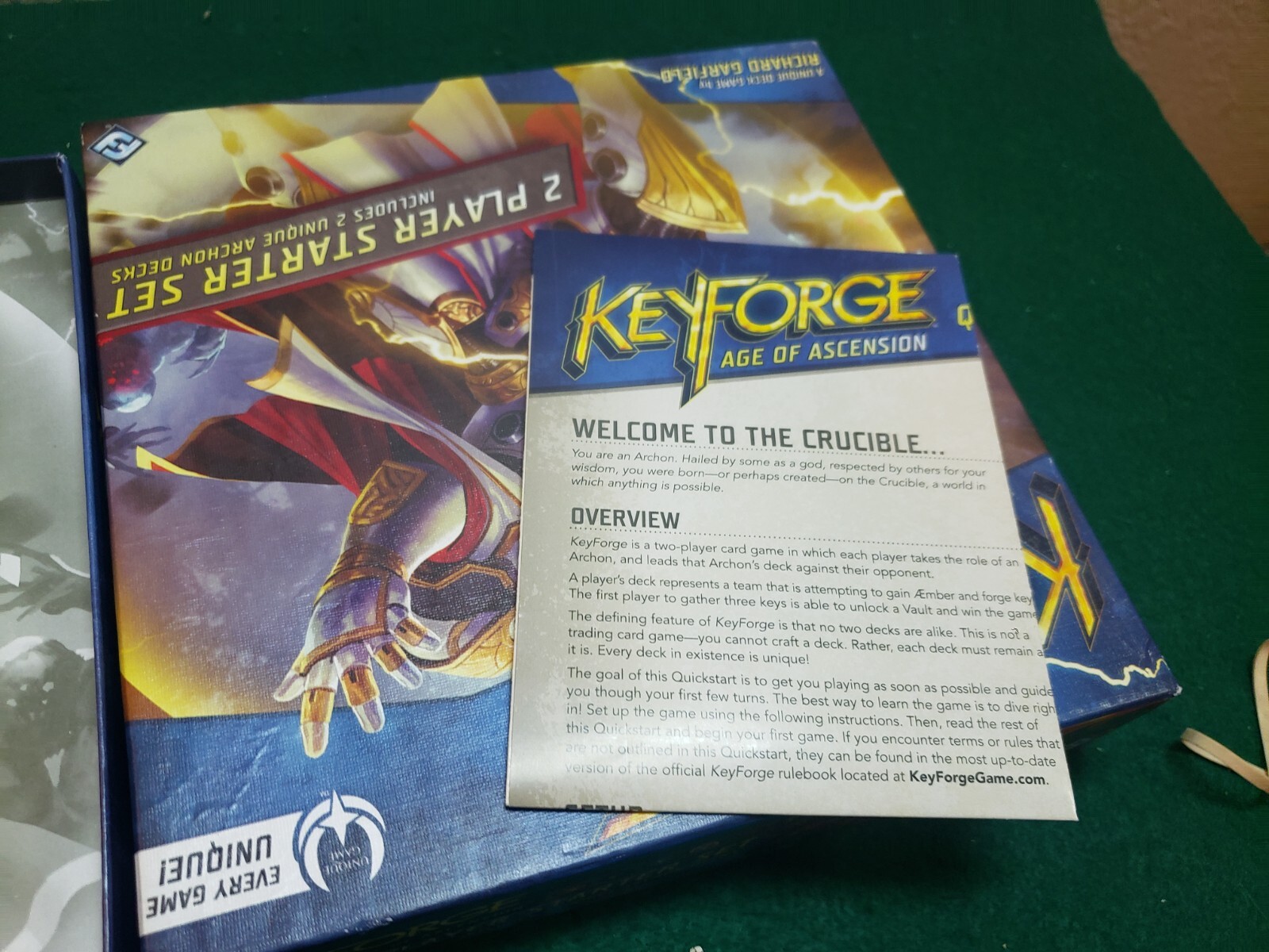KeyForge Age of Ascension Starter Set, Uncounted, Appears complete