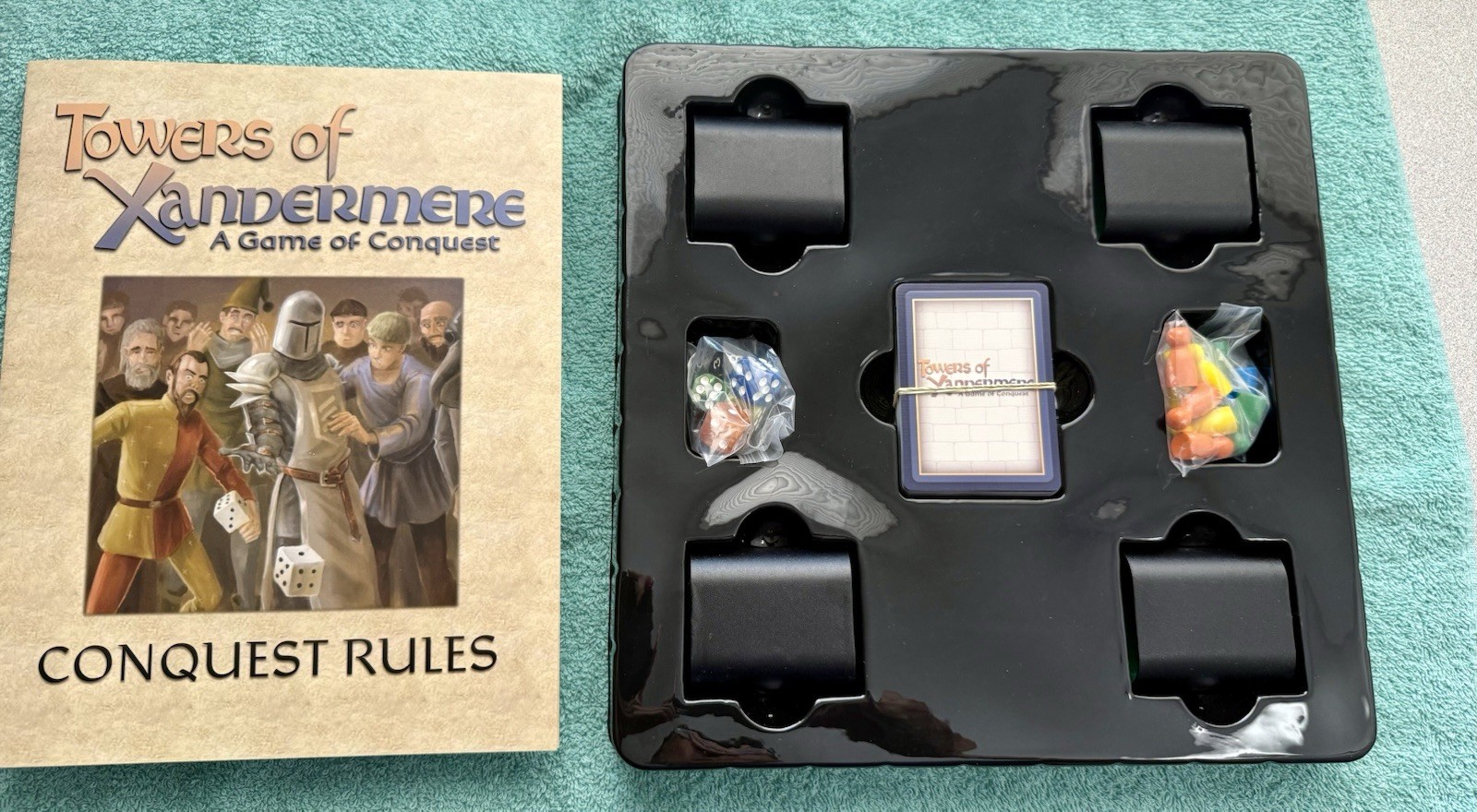 Towers of Xandermere. A Game of Conquest. 2 to 4 Players. Strategy and Tactical.