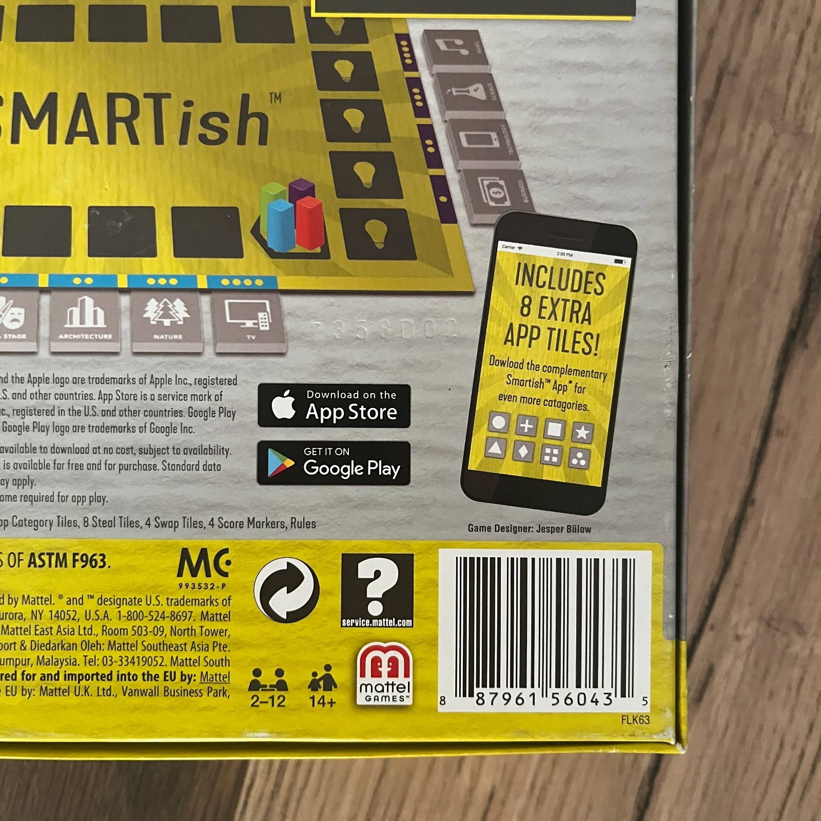 Mattel Games SMARTish Trivia Board Game LNC Ages 14+ 2-12 Players 2017