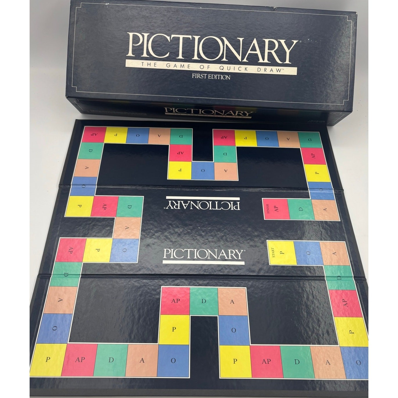 1985 Pictionary The Game of Quick Draw First Edition- No Instructions