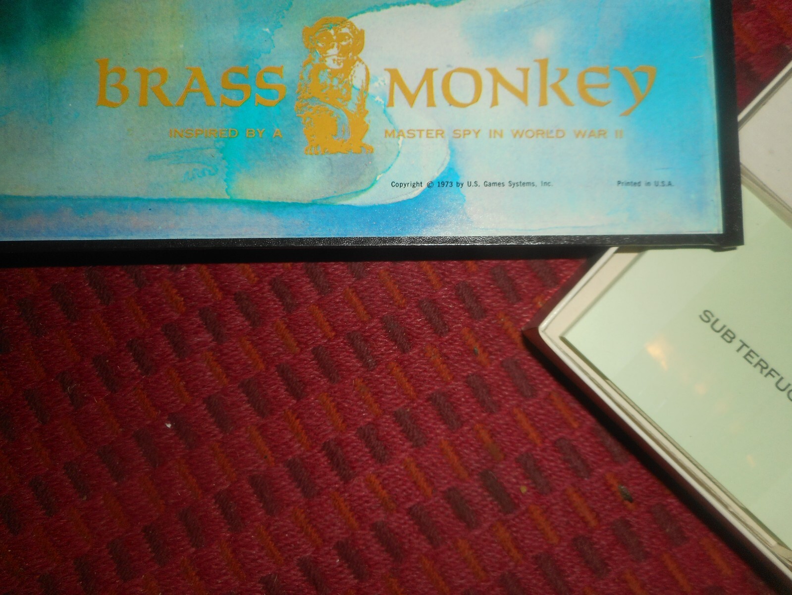 Vintage U.S. Games Systems The Brass Monkey Board Game 1973 Brand New in Box
