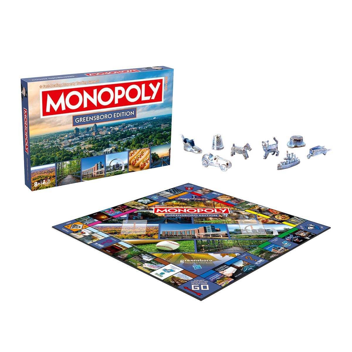 Greensboro, NC Monopoly Board Game