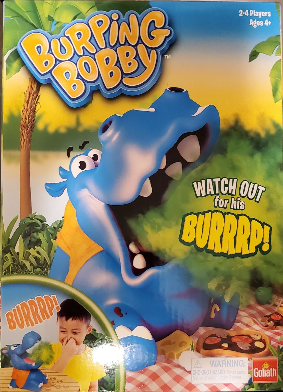 Burping Bobby – The Feed The Hippo But Watch Out for His Burp!