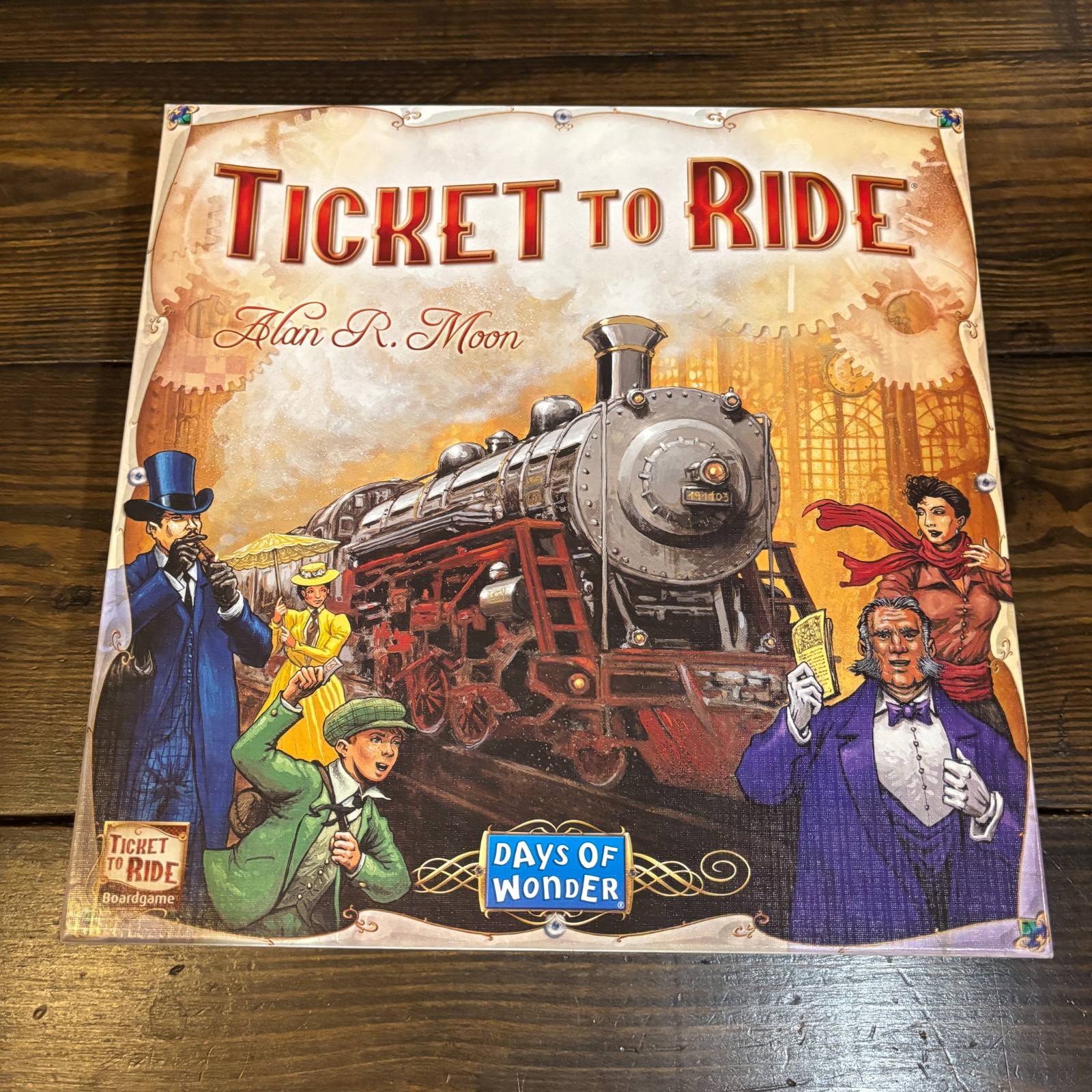 Ticket to Ride Board Game Days of Wonder Alan R Moon North America Complete