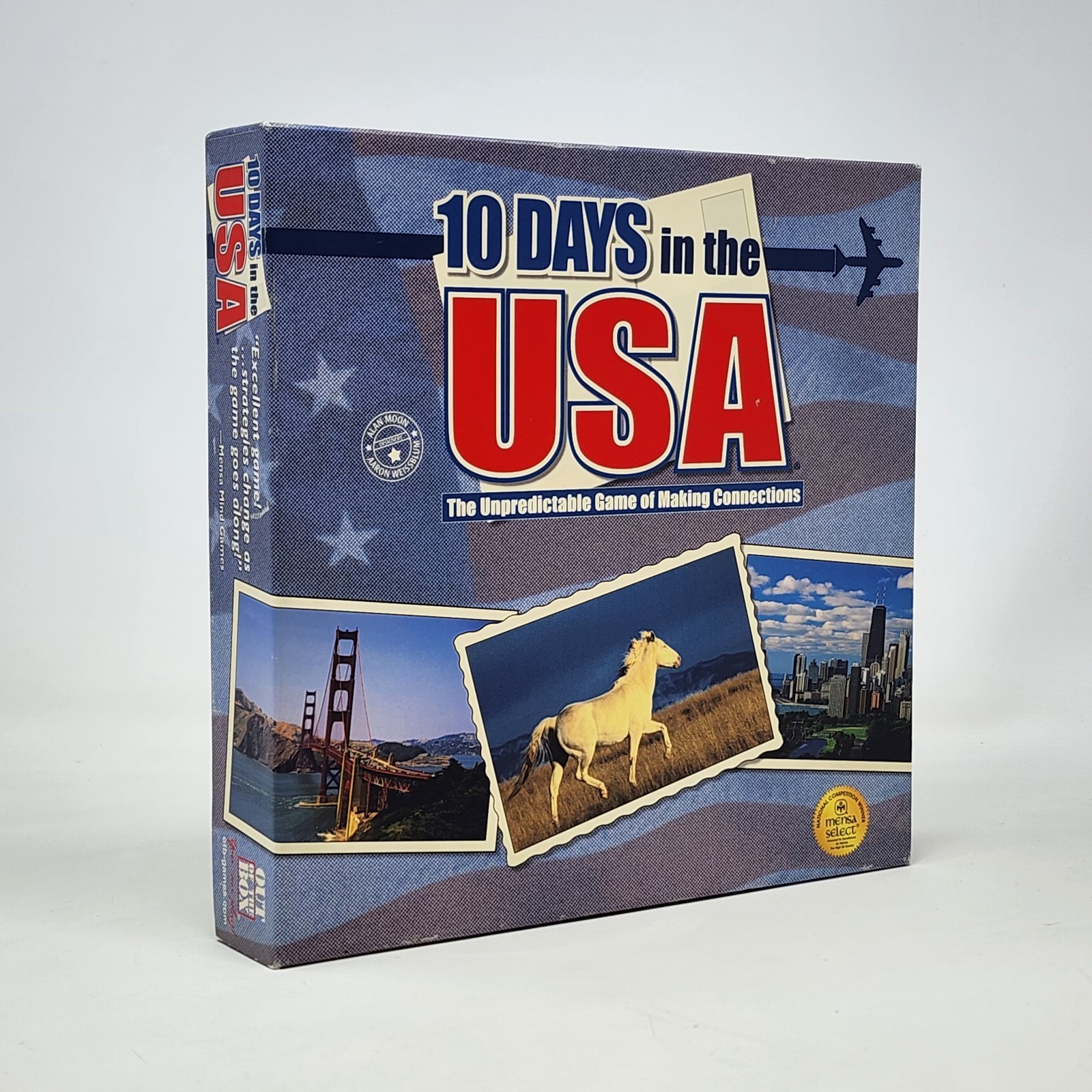 10 Days In The USA Board Game Out Of The Box Publishing 2003 Complete Pre-owned