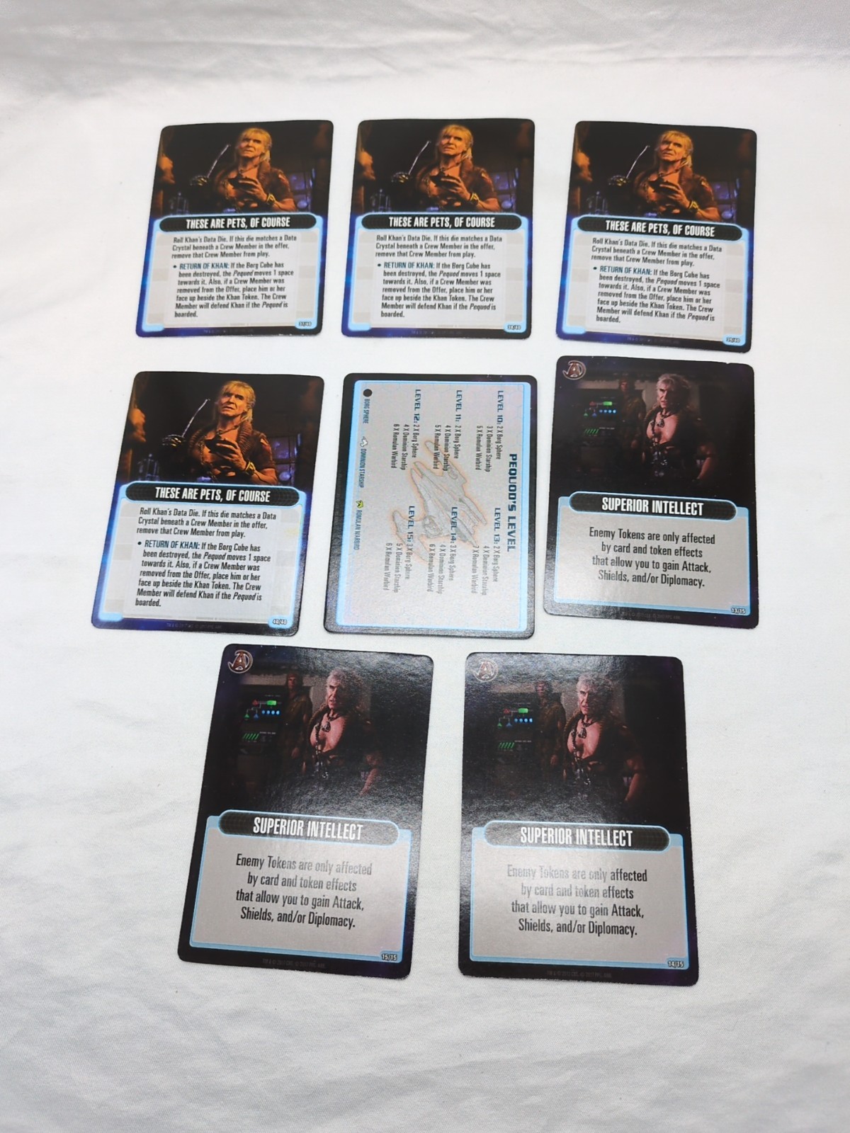 *Heavily Incomplete* Star Wars Frontiers The Return Of Khan Cards + Tokens