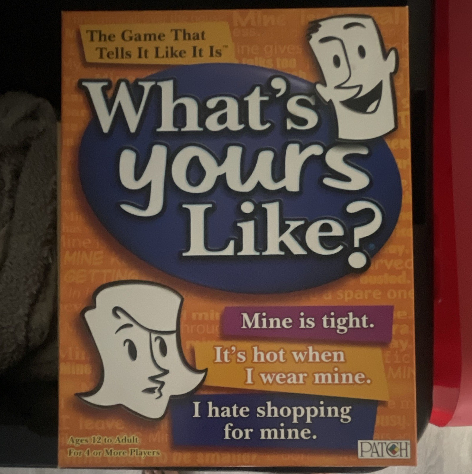 Patch What’s Yours Like? Word Party Game Complete 12+ 4+ Players 2008