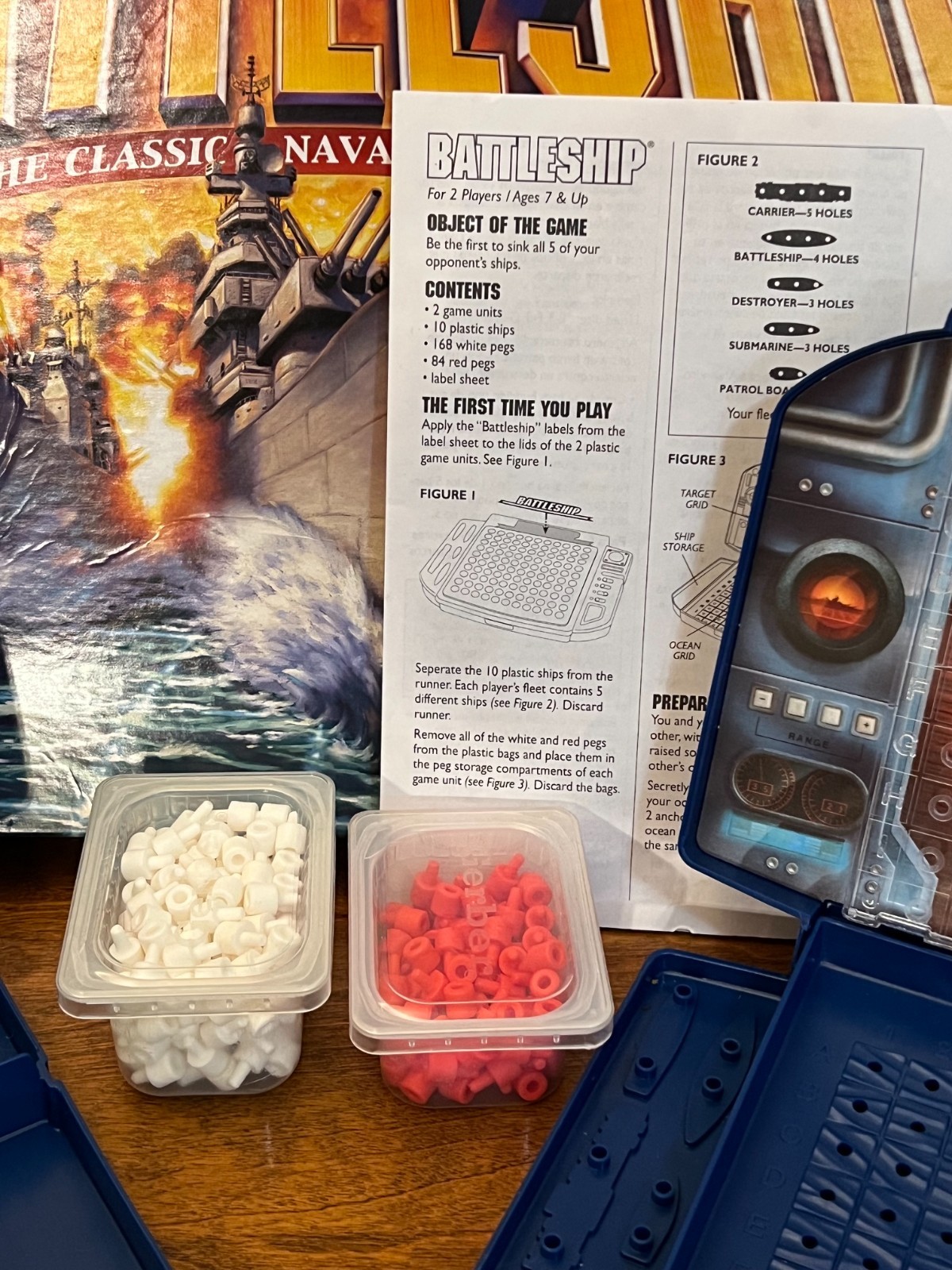 VTG Milton Bradley 2002 Battleship The Classic Naval Combat Board Game, Complete