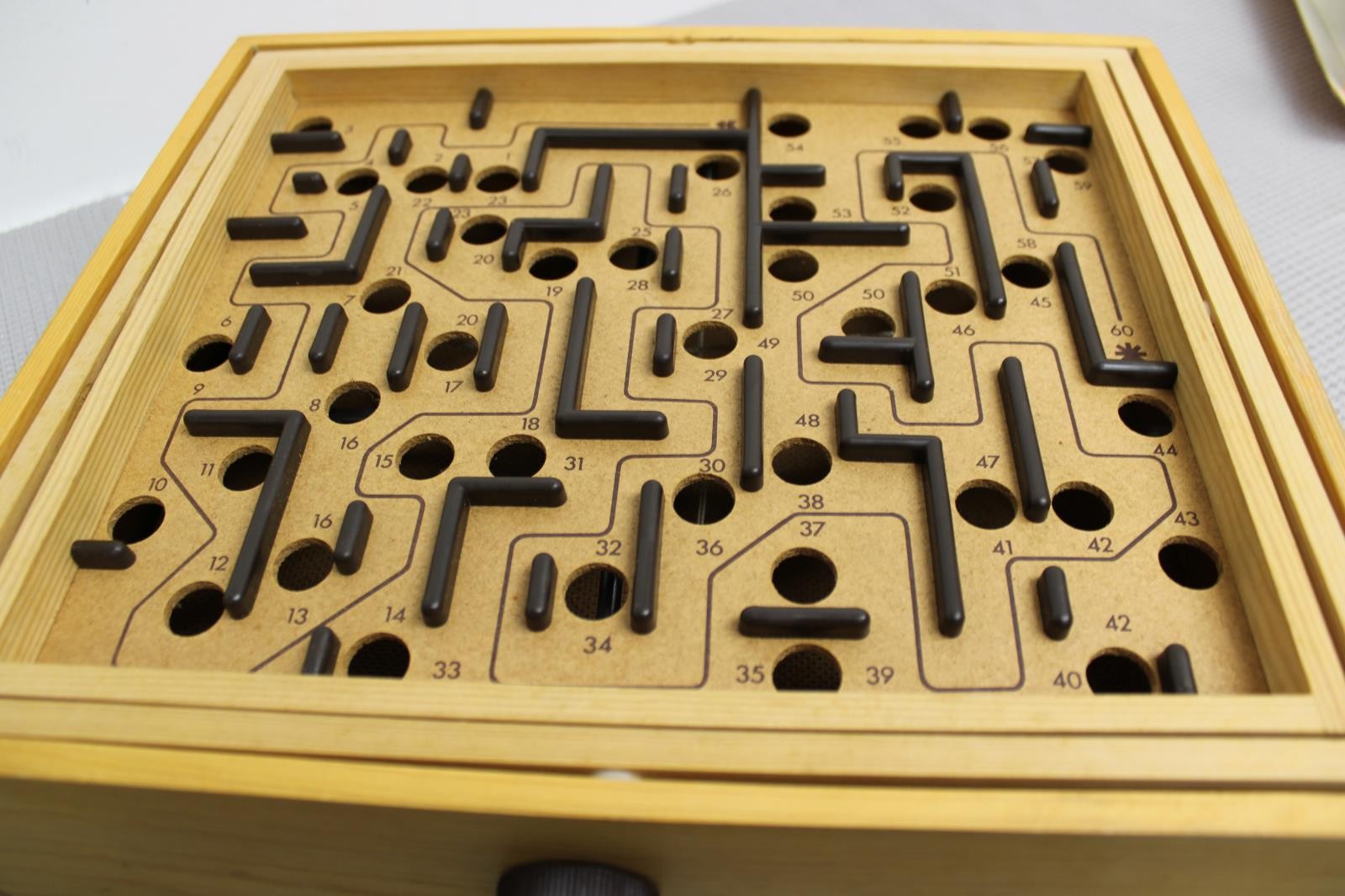Brio Original Labyrinth Wooden Vintage Maze Roller Ball Game Sweden #35310