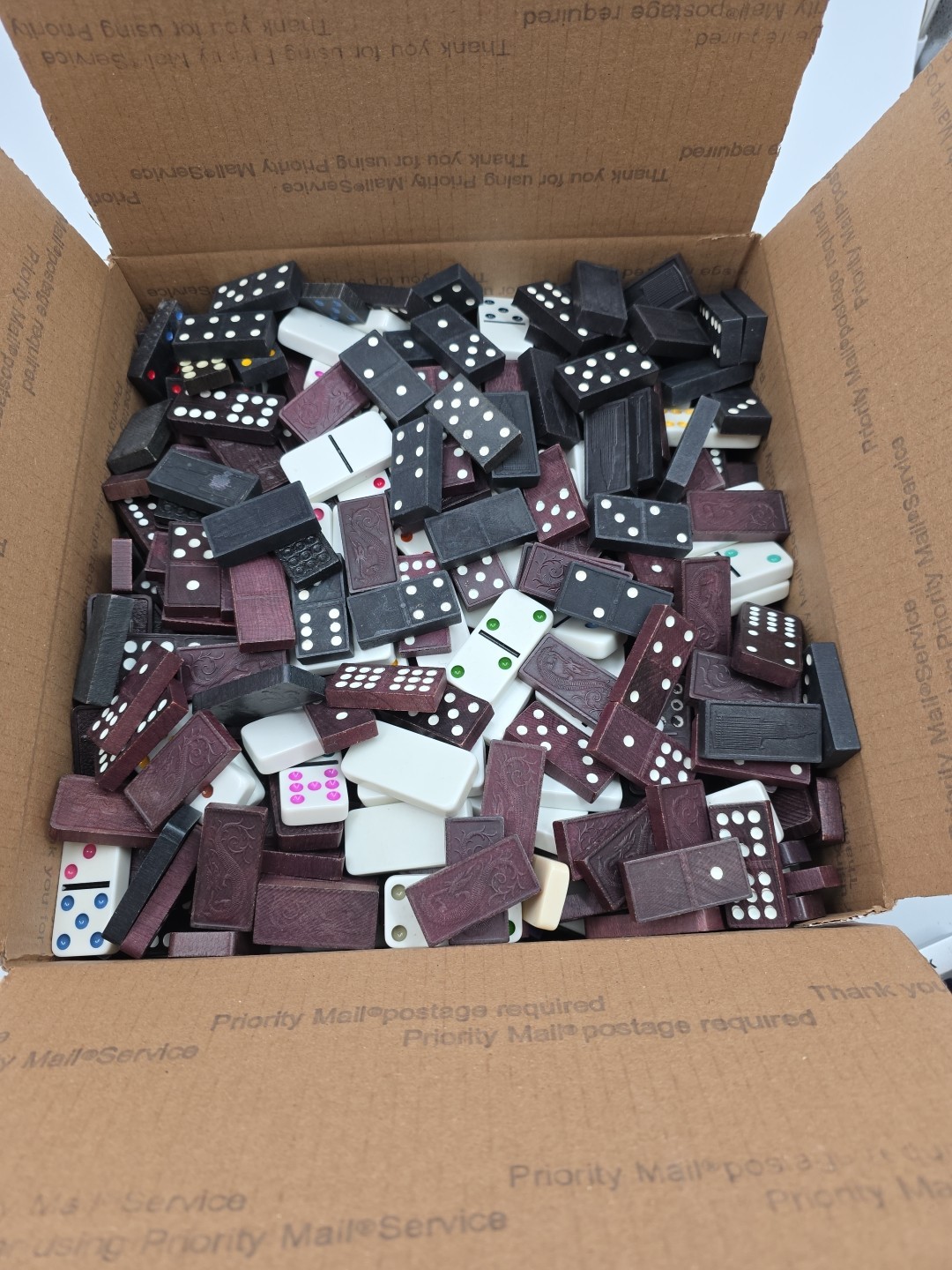 16 LB Domino Lot: Bulk Mixed Dominos Huge Wholesale Game Tile Collection #4
