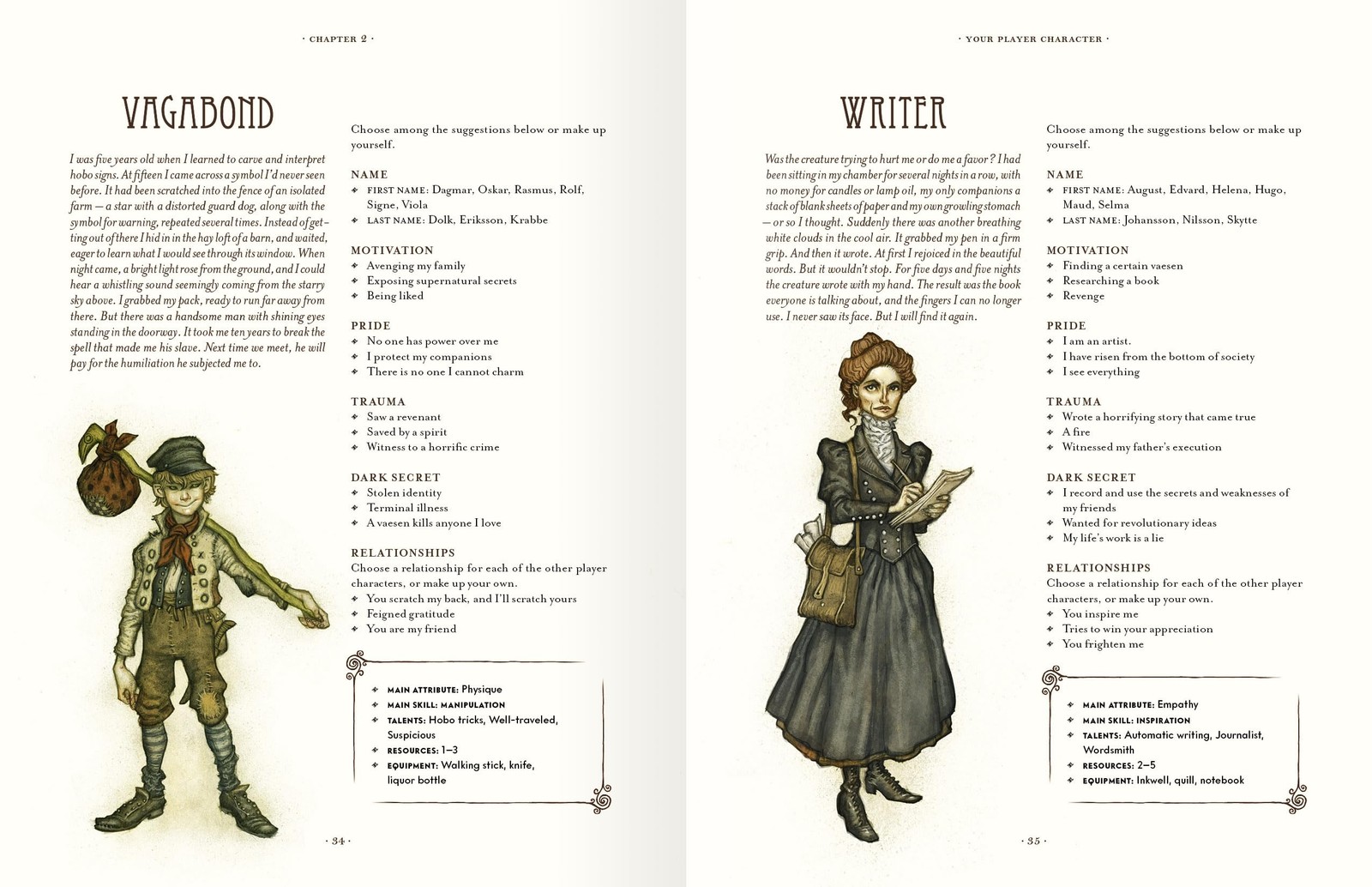 Publishing Vaesen Roleplaying Game Core Rulebook, Gothic Nordic Horror RPG Ha…