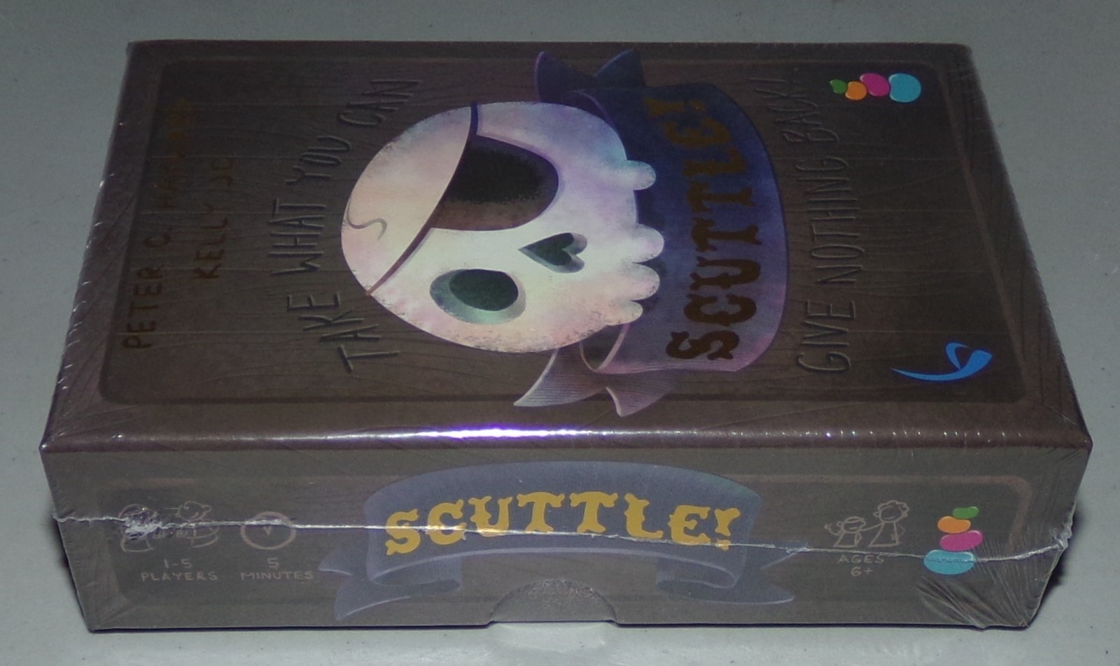 SCUTTLE A Game of Piracy & Treasure Hunting 1-5 Players 6+ Black Jack Scurvy NEW