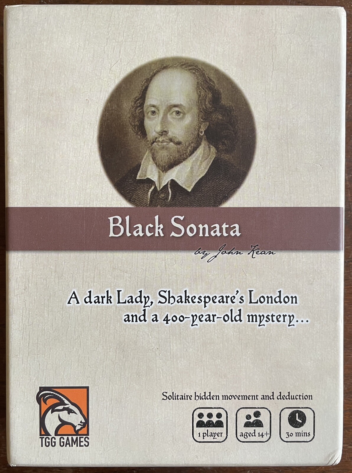 Black Sonata – Shakespeare Board Game w/Fair Youth Expansion – Mint