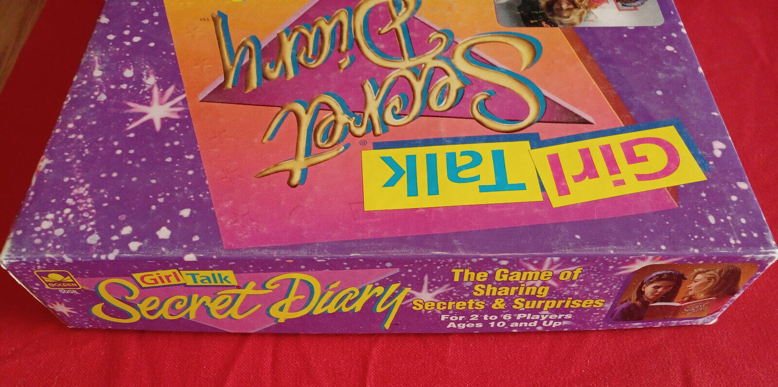 Girl Talk Secret Diary Board Game (Missing 2 Pencils, 15 Cards and 2 Pads)
