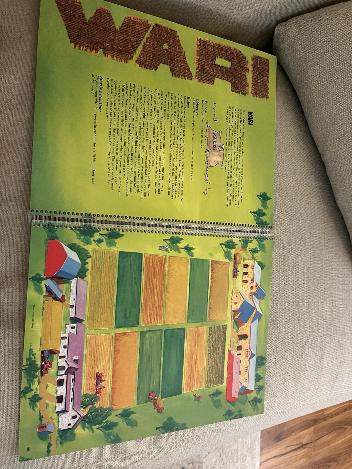 Highlights Best Board Games Around the World Spiral Bound Book Vintage 1992 MINT