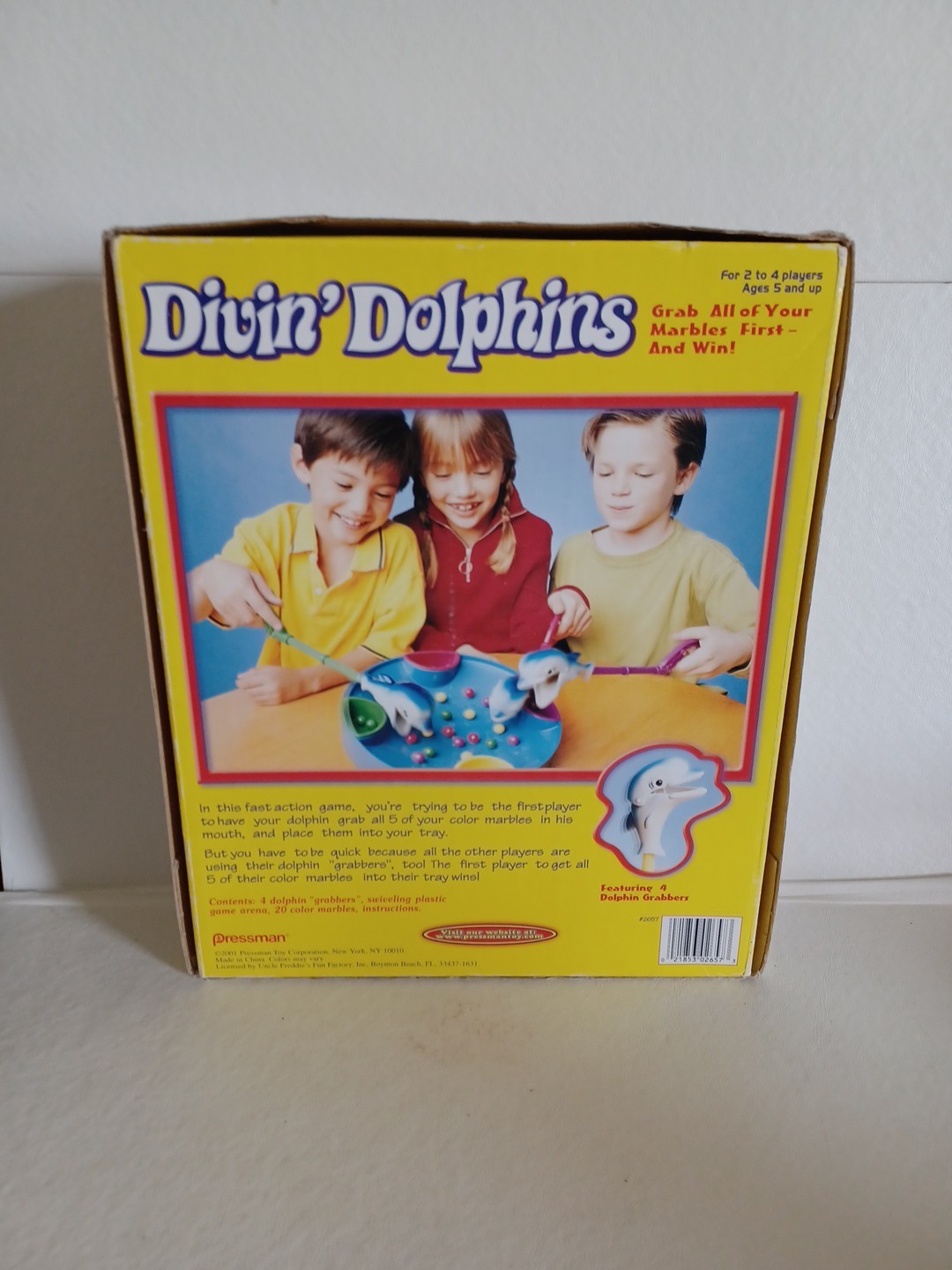 Very Rare Divin’ Dolphins Game – by Pressman. 💯 Percent Complete. Read Descrip.
