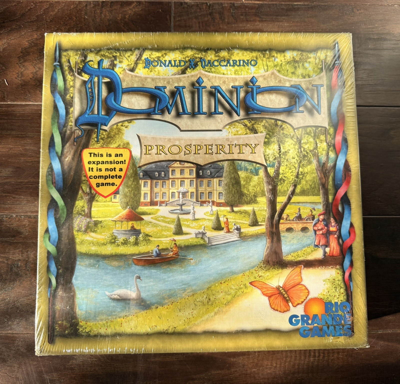 Dominion Prosperity EXPANSION Board Game Rio Grande 100% COMPLETE Sealed Cards