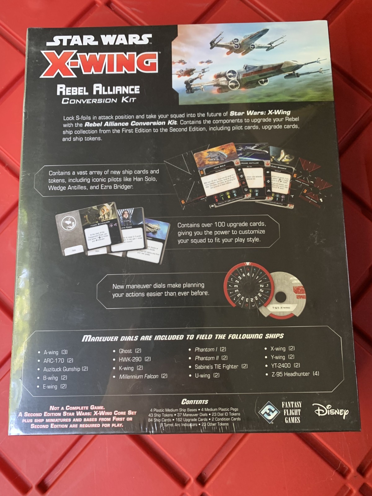 FFG Star Wars X-Wing 2.0 Miniatures Rebel Alliance Conversion Kit NEW in Shrink