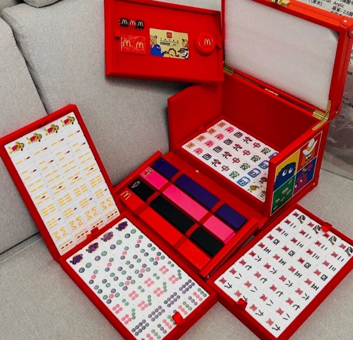 Original McDonalds Hong Kong 50th Anniversary Mahjong Set 2025 Limited Edition