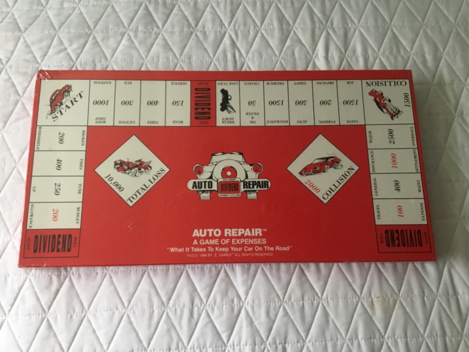 Vtg 1989 Auto Repair A Game Of Expenses What It Takes To Keep Car Runnin-SEALED