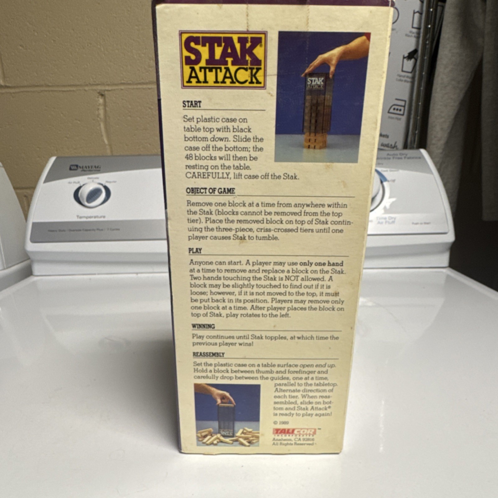 Talicor Stak Attack Skill & Action Strategy Game with Designer Storage Case