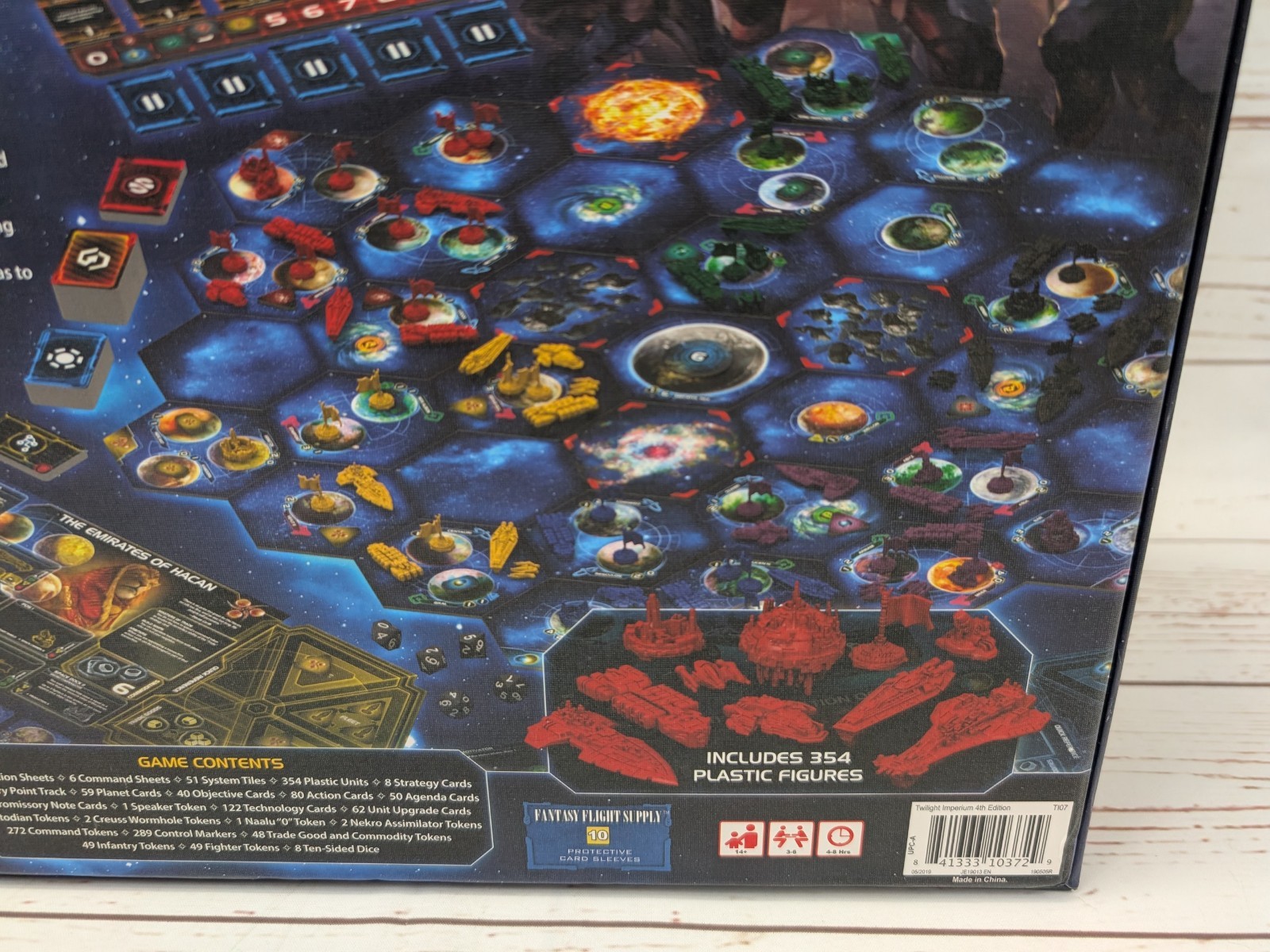 Twilight Imperium Fourth Edition Fantasy Flight Space 4X Board Game Unpunched