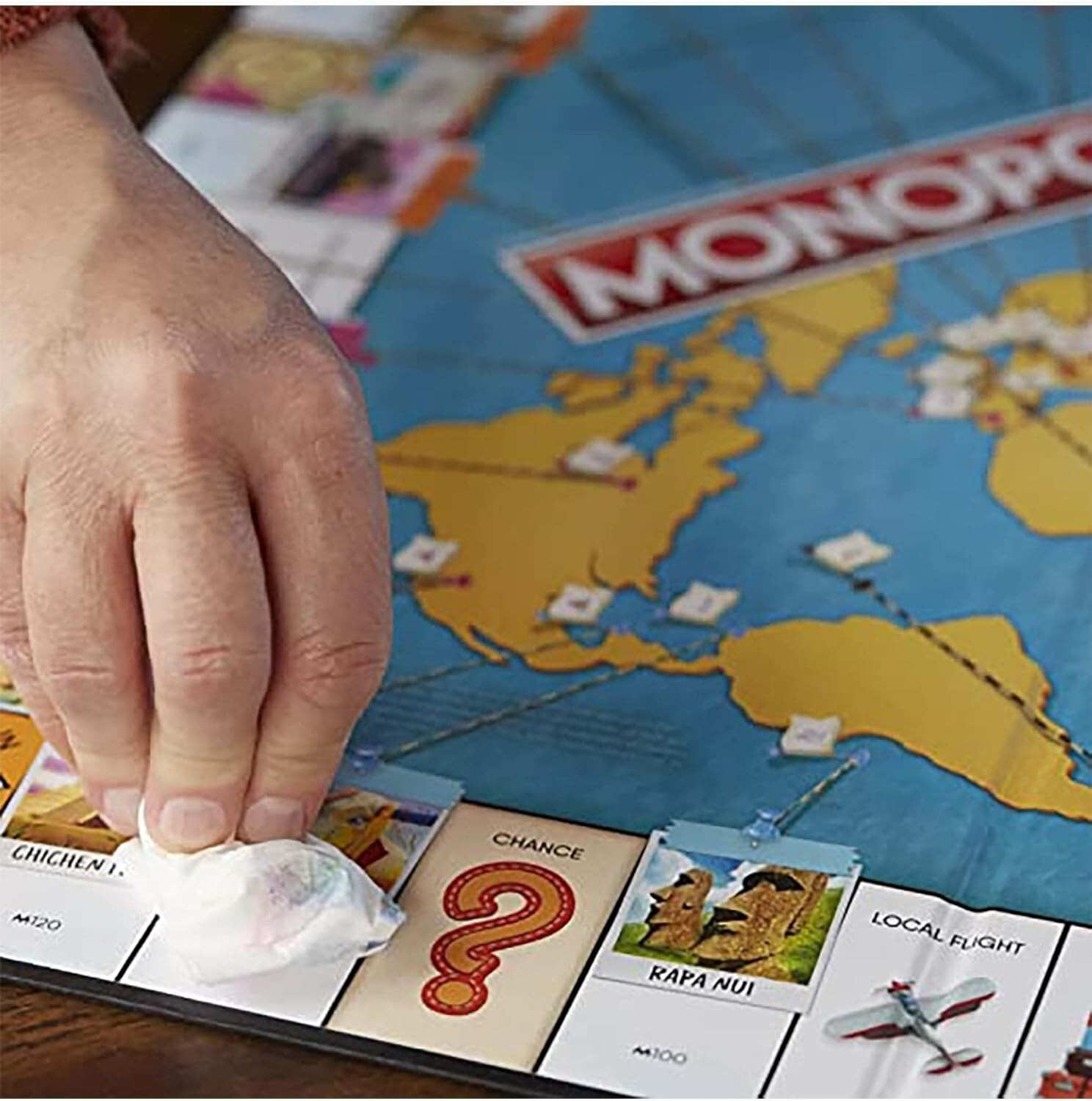 Monopoly Travel World Tour Board Game Hasbro Gaming Parker Brothers New