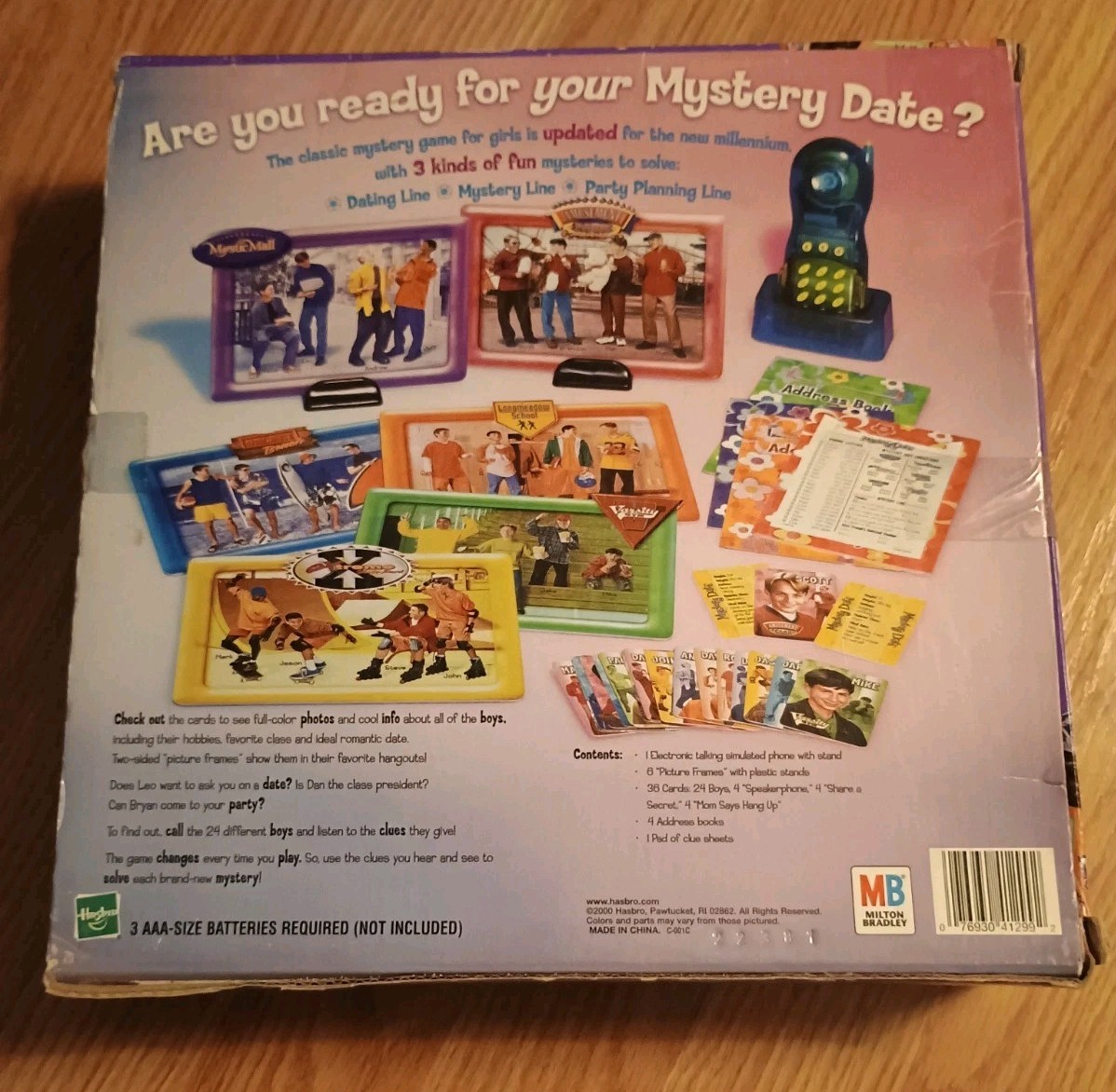 2000 Hasbro Mystery Date Game Electronic Talking AS-IS Non-Working Phone