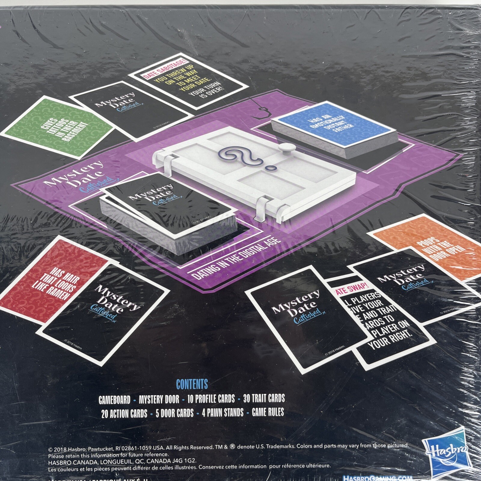 (NEW) MYSTERY DATE Catfished – Adults Parody Dating Board Game (2018) Hasbro