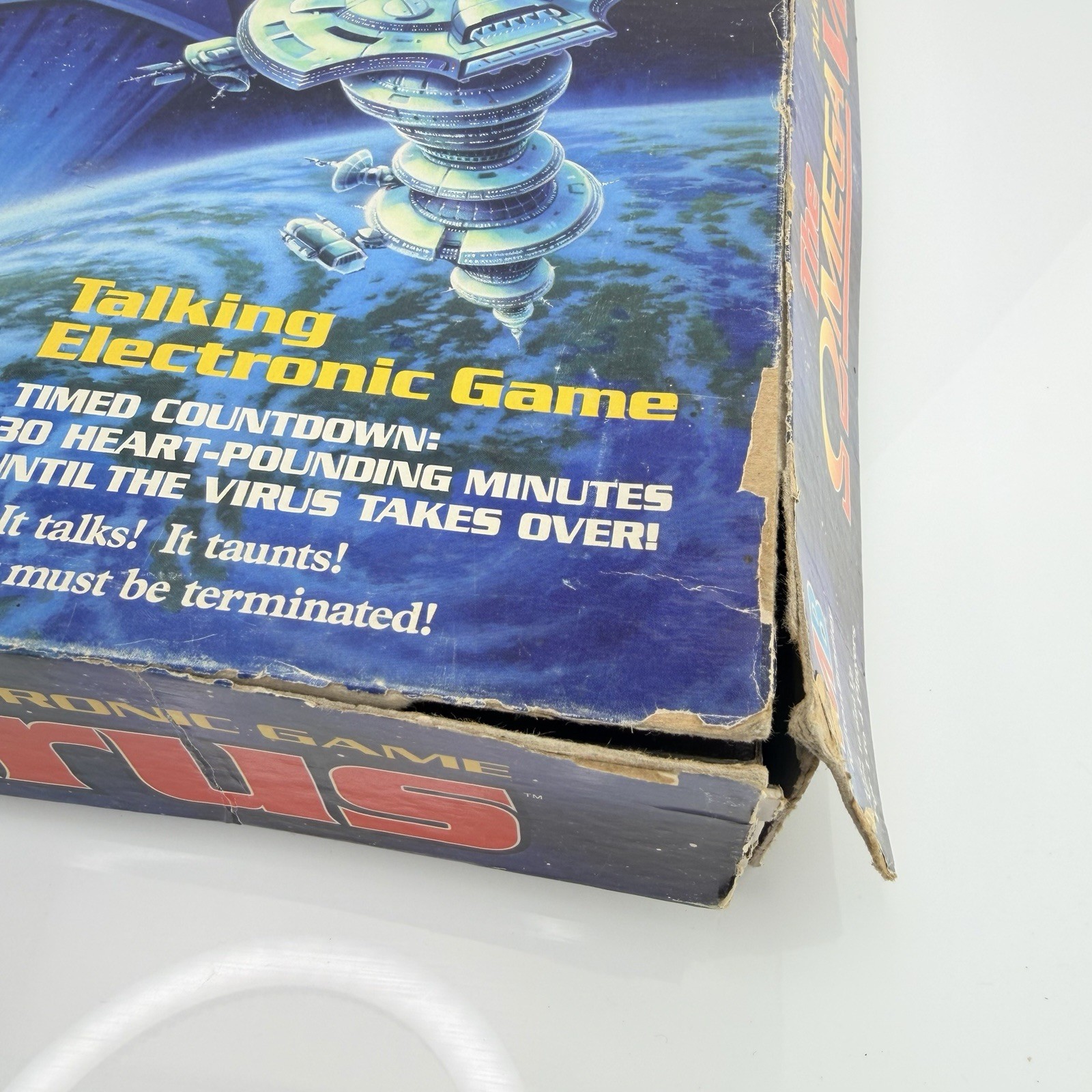Vintage The Omega Virus Talking Electronic Board Game 100% Complete -Tested 1992