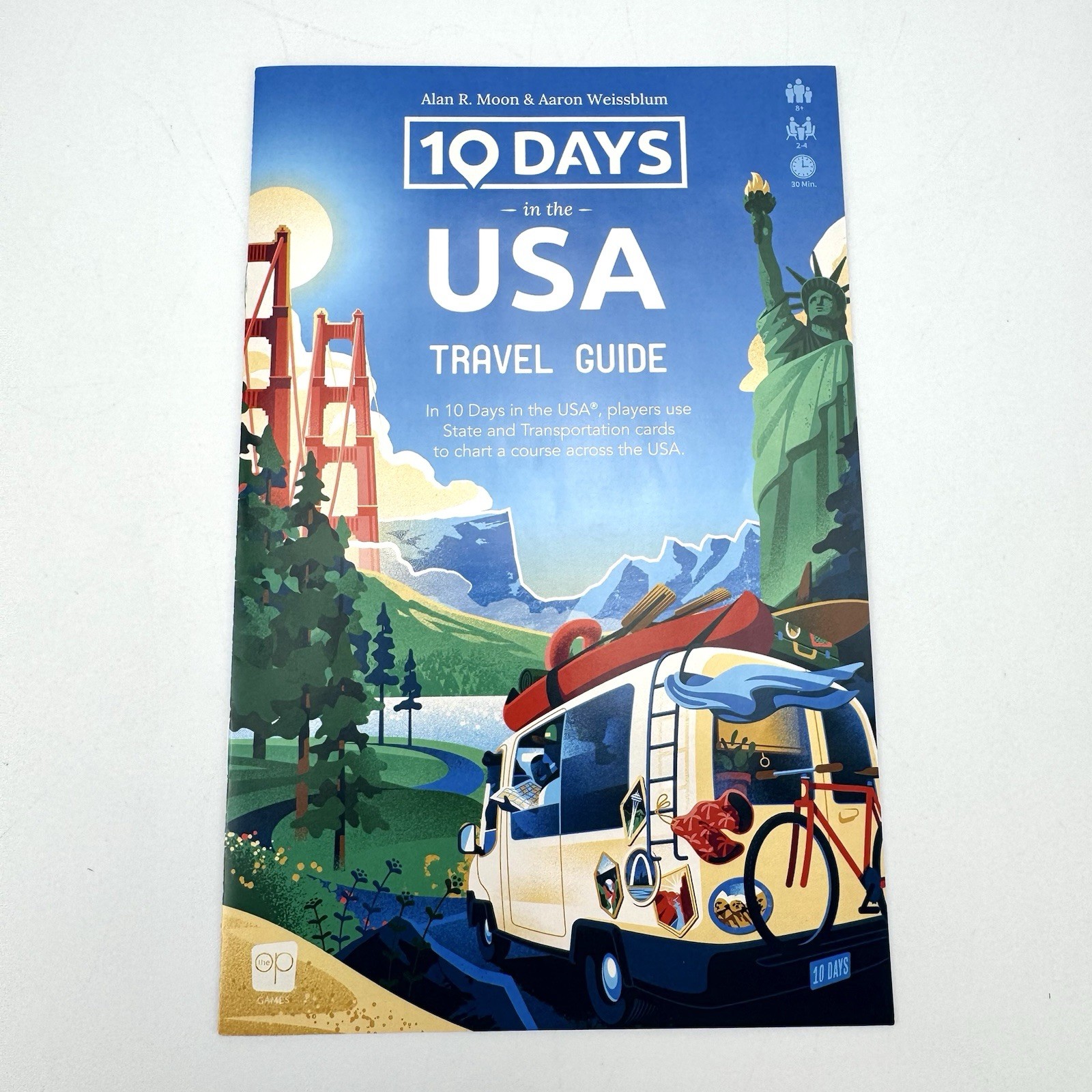 10 Days in The USA – Family Road Trip Board Game By Alan Moon – 100% Complete VG